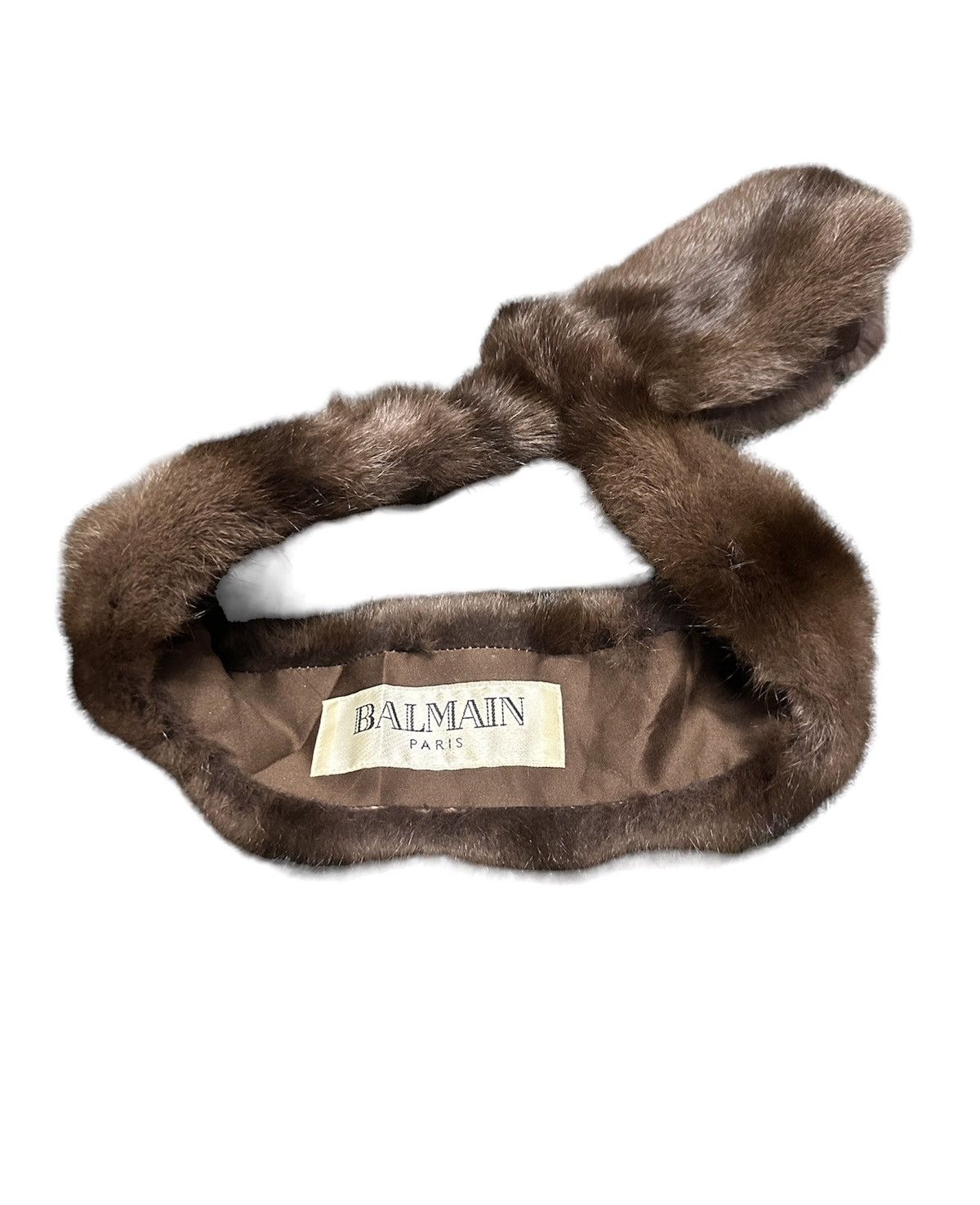 Balmain Head ban fur Size ONE SIZE - 6 Thumbnail