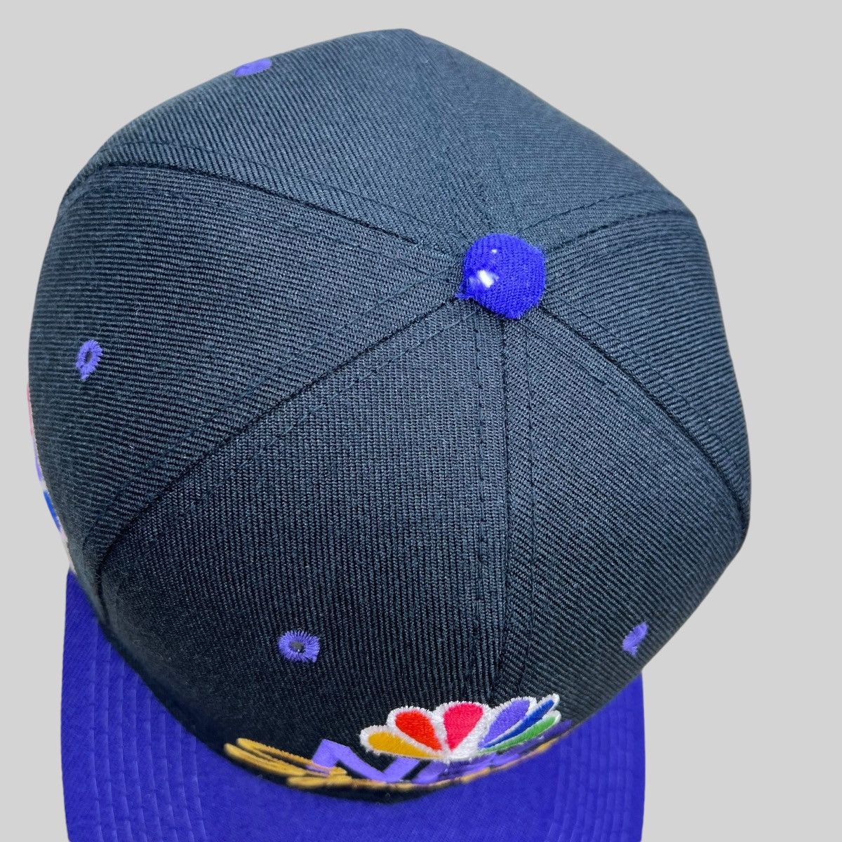Sports Specialties × Vintage Vintage 1990s NBC Sports Purple Sports Specialties Snapback Size ONE SIZE - 7 Thumbnail