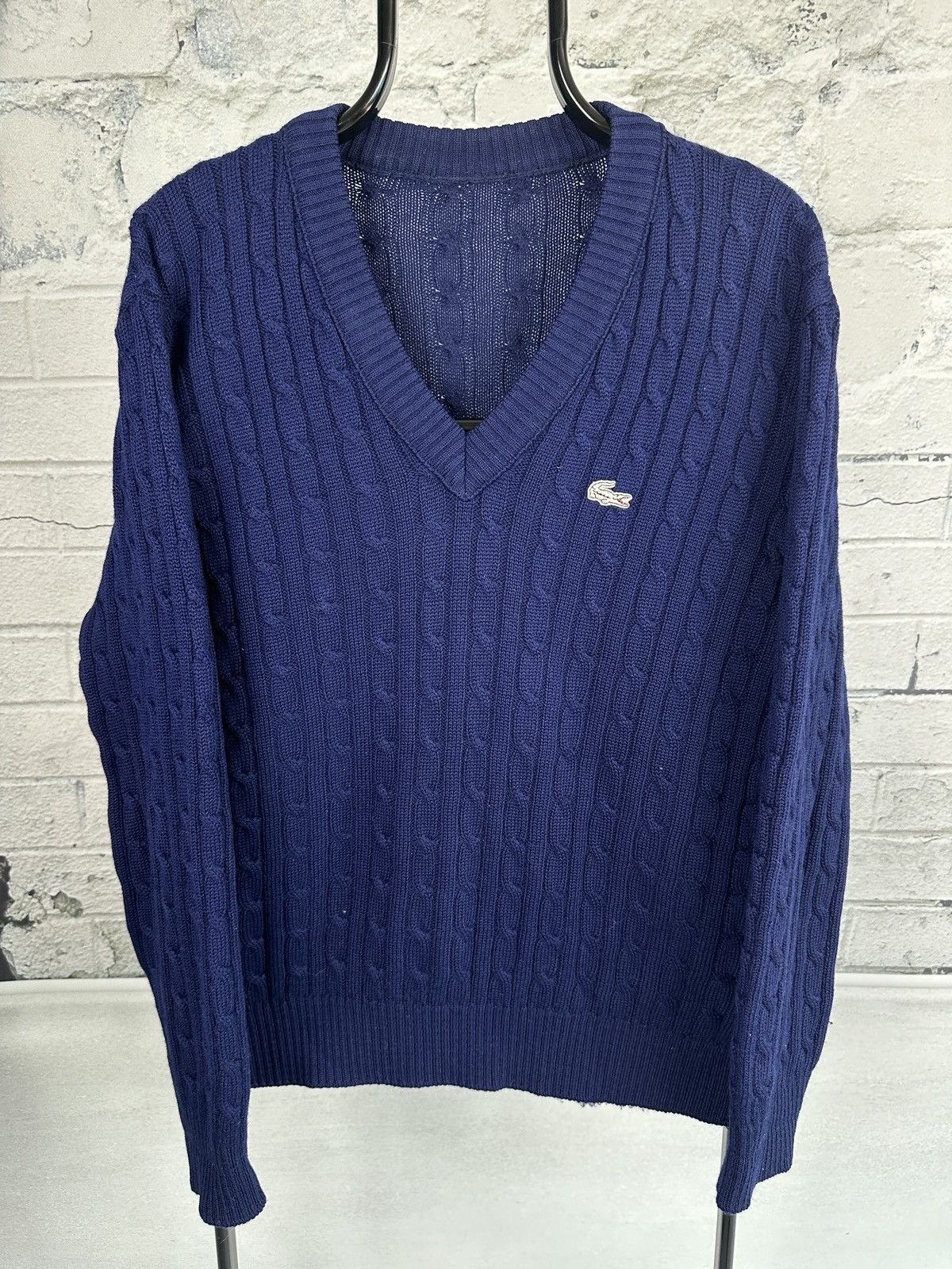 Lacoste × Vintage Chemise Lacoste Vintage Knitwear Sweatshirt Golf Size US L / EU 52-54 / 3 - 1 Thumbnail
