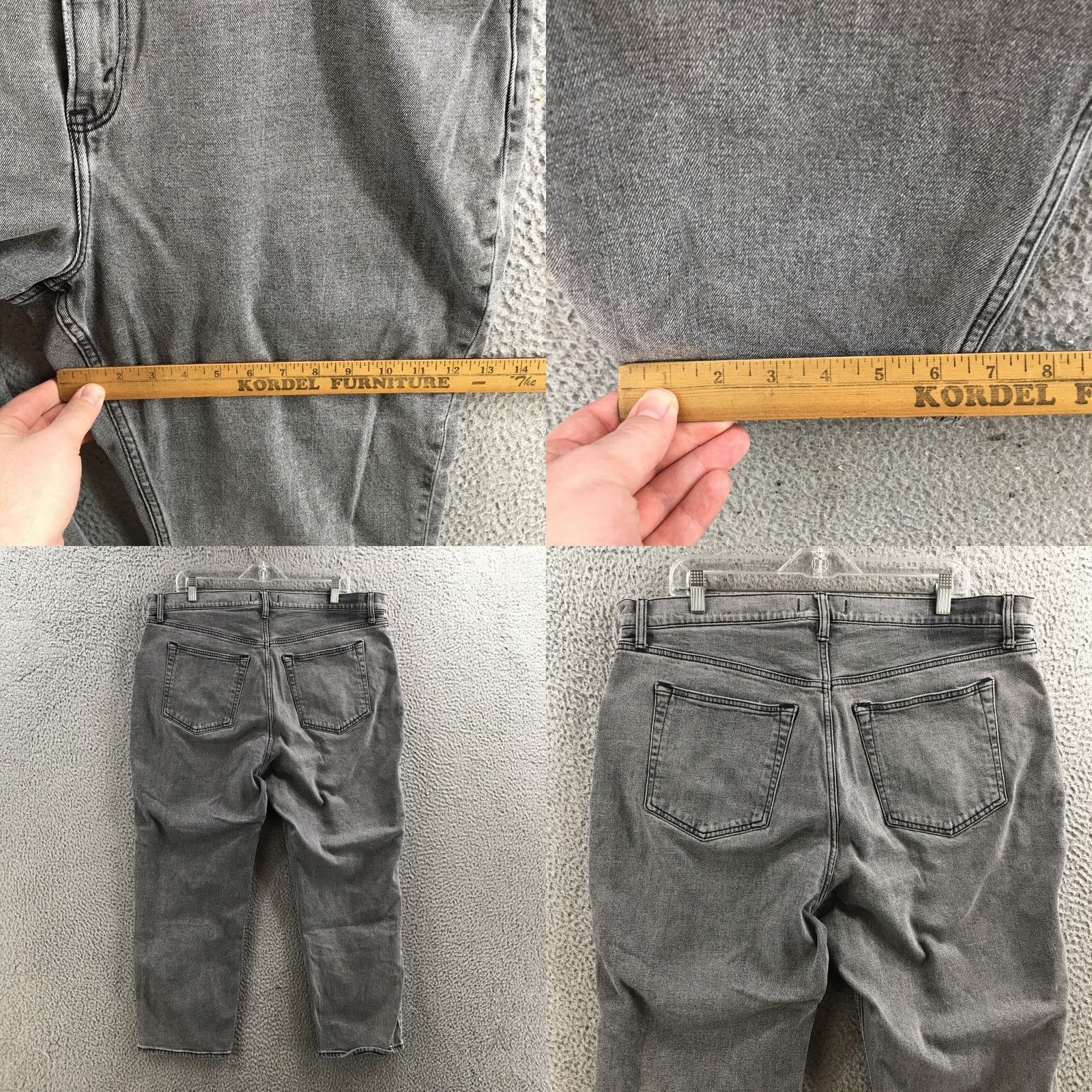 Abercrombie & Fitch Abercrombie & Fitch Jeans Womens 34 Regular Ankle Gray Zip 5-Pocket Classic Modern Vintage: No Mens Womens Only Size 24" / US 00 / IT 34 - 8 Thumbnail