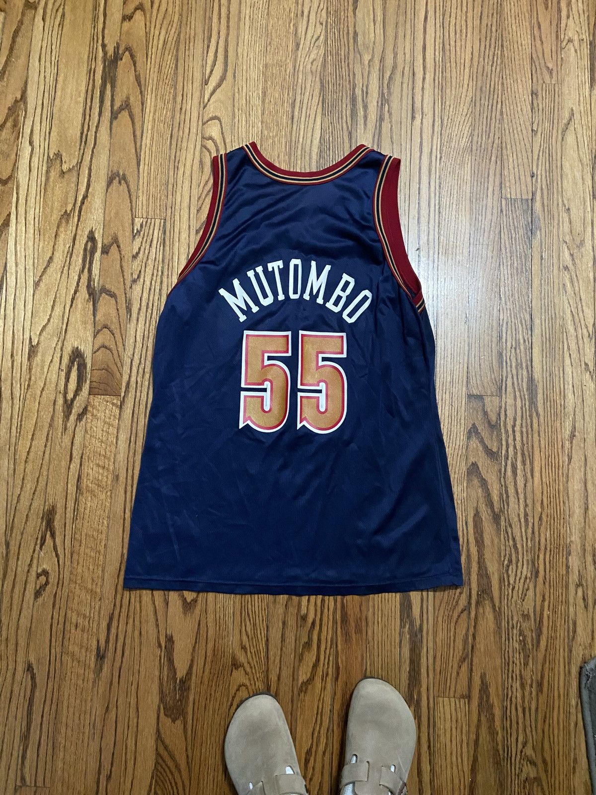 Champion Vintage denver nuggets champion diekembe mutumbo jersey Size US XL / EU 56 / 4 - 2 Thumbnail