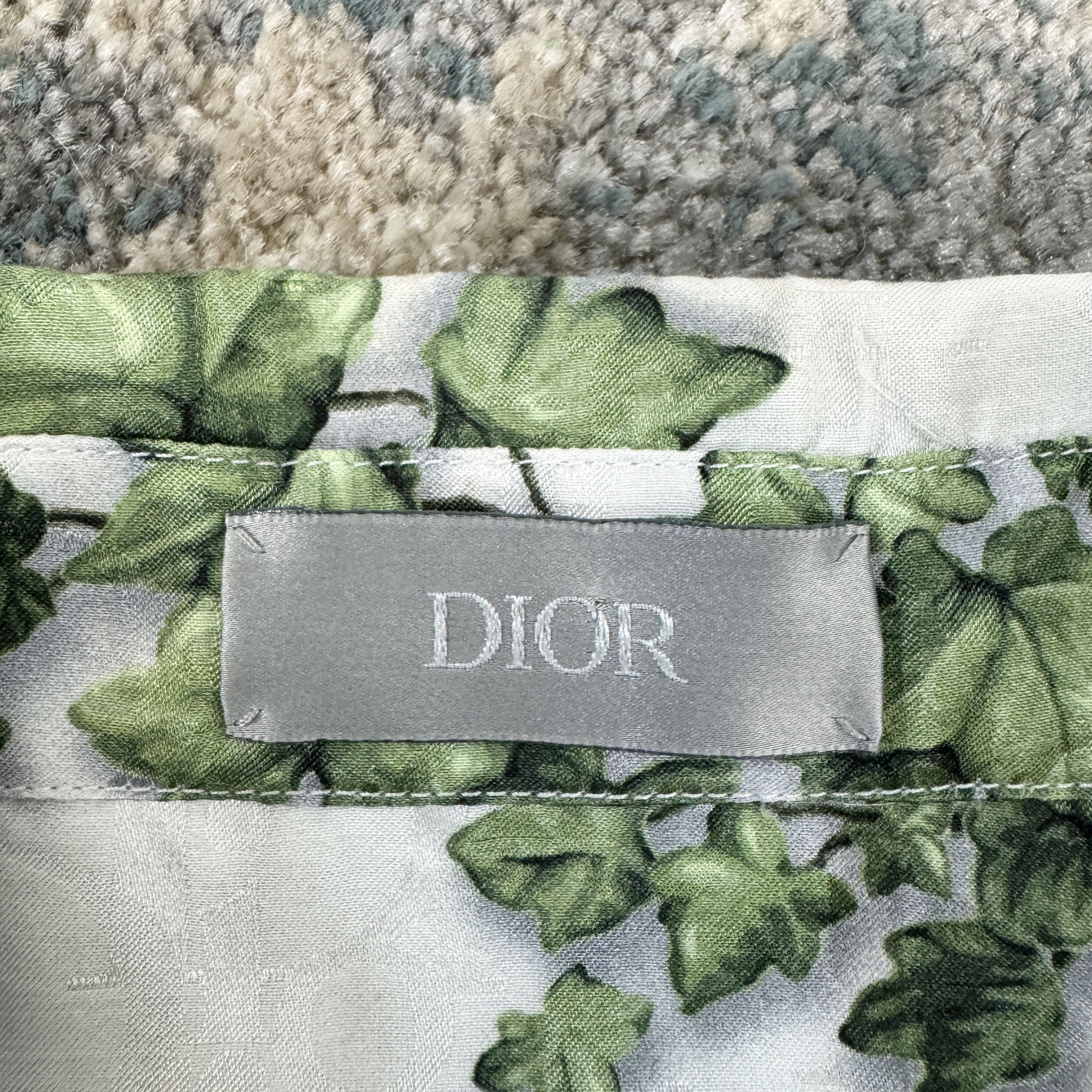 Dior Dior x Amoako Boafa Oblique Leaf Shirt In Green RRP £1055 Size US M / EU 48-50 / 2 - 9 Thumbnail