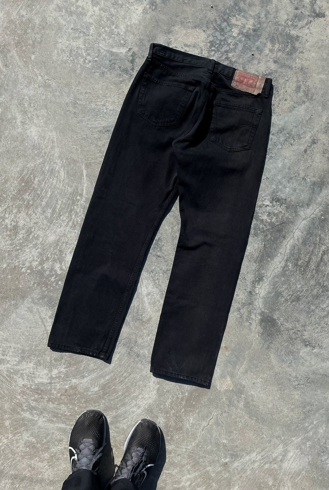 Levi's 🔥 VINTAGE LEVIS 501 RARE DISTRESS JEANS Y2K 🔥 Size US 32 / EU 48 - 2 Thumbnail