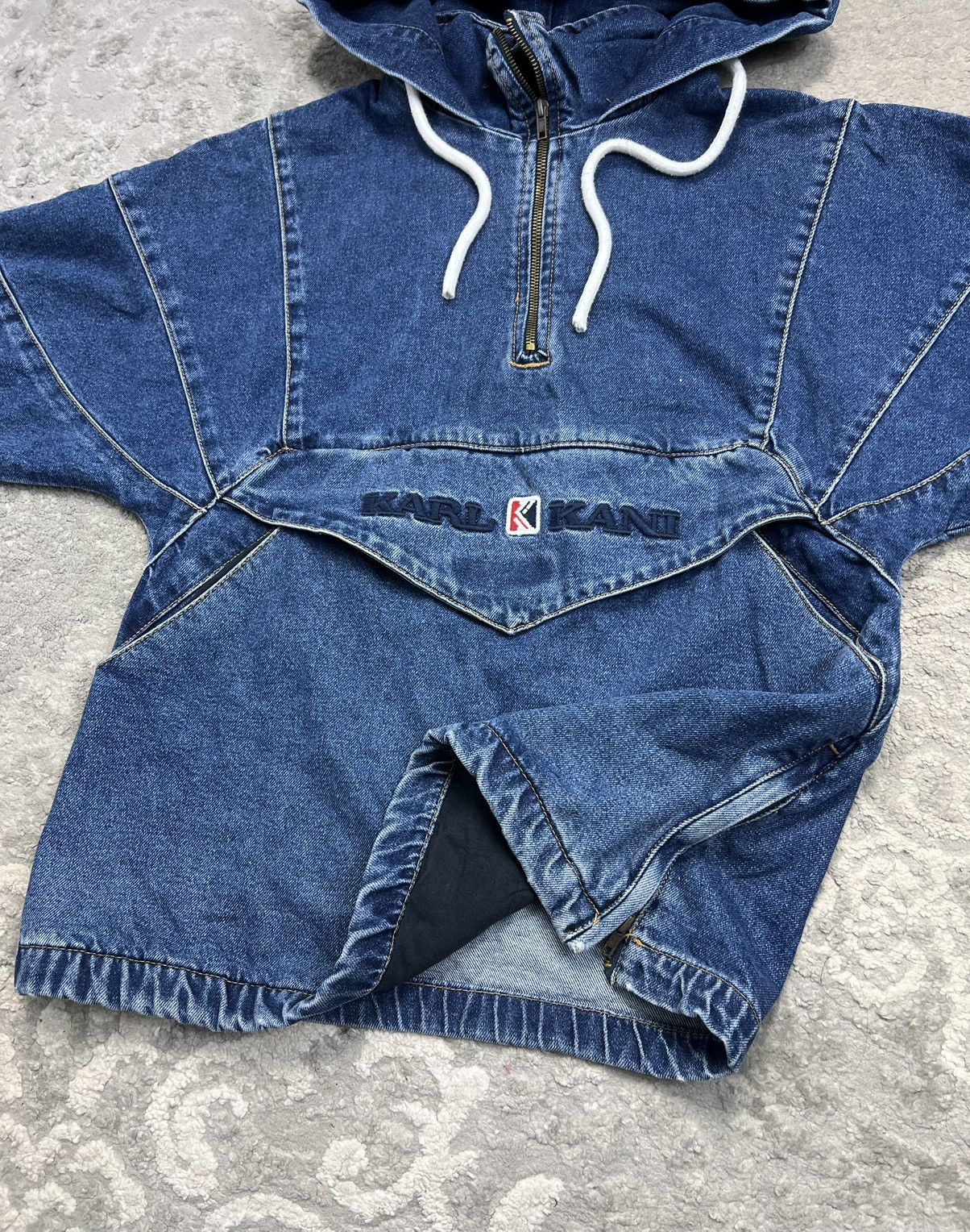Karl Kani Jeans Jacket Karl Kani Big Logo Vintage Size US M / EU 48-50 / 2 - 2 Thumbnail
