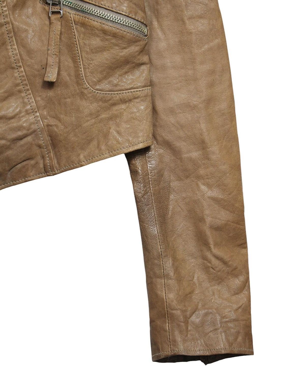 Vintage 2000S JAPANESE MADE LAMBSKINS LEATHER JACKET Size M / US 6-8 / IT 42-44 - 5 Thumbnail