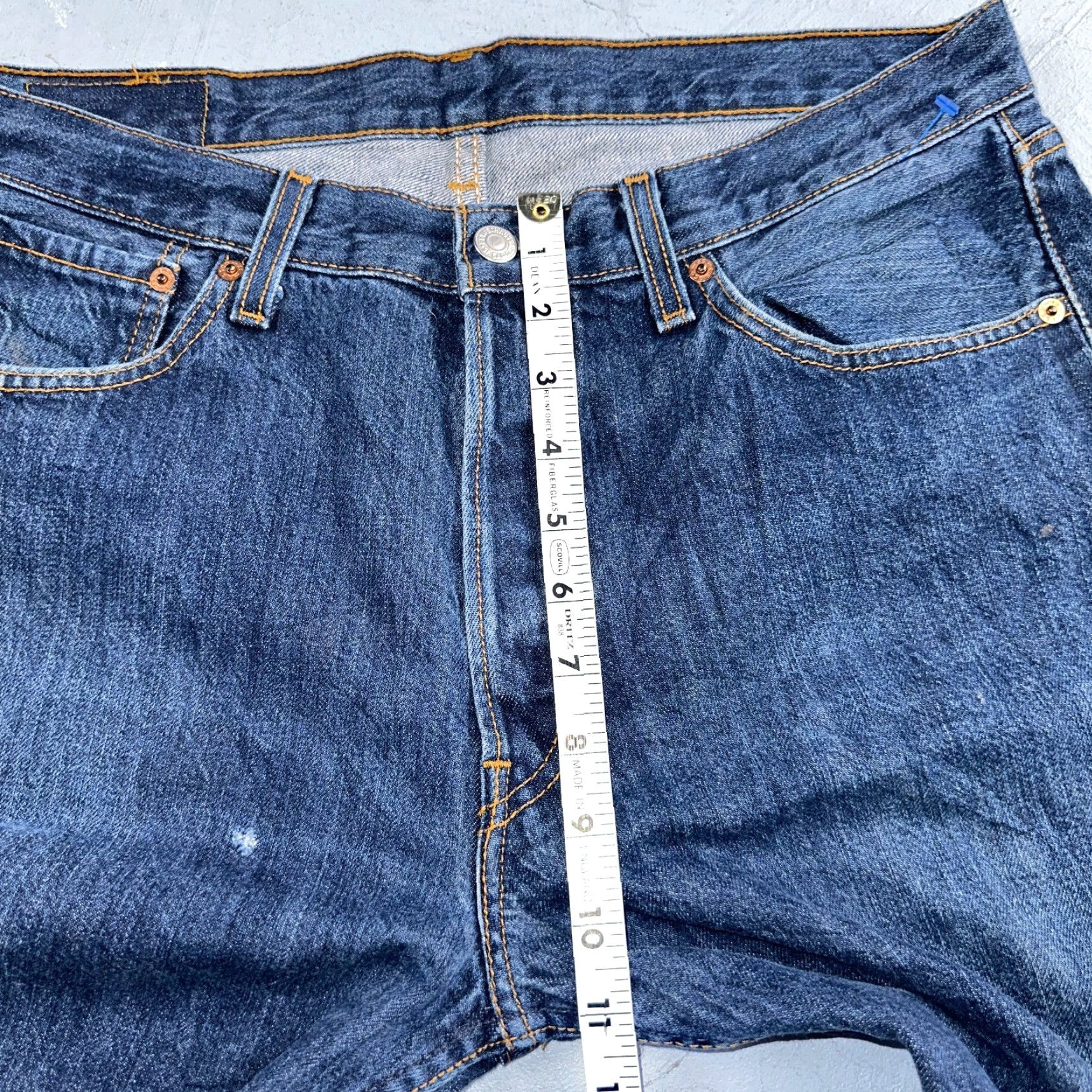 Levi's VINTAGE Levi's 501 Jeans Straight Blue 34x32 Regular Mens 90s Vintage Theme 5-Pocket Denim Cotton Blue Wash Simp Size US 34 / EU 50 - 6 Thumbnail