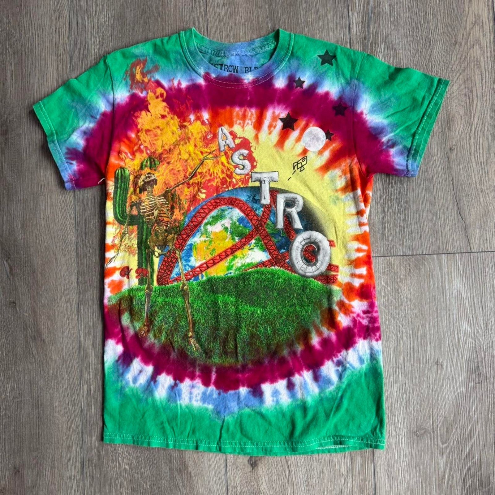 Other Travis Scott Astro World Tour Merch Tie Dye Size US S / EU 44-46 / 1 - 1 Thumbnail
