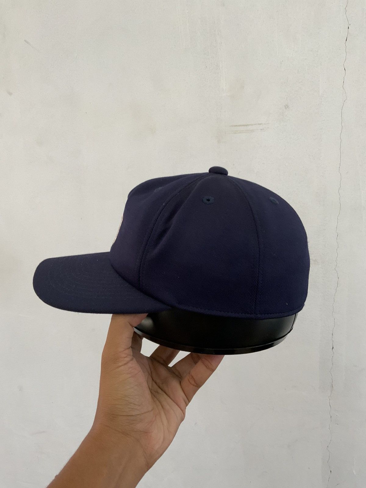 Descente Vintage Descente MY3 Indigo Japan Made Fitted Hat Size ONE SIZE - 2 Thumbnail