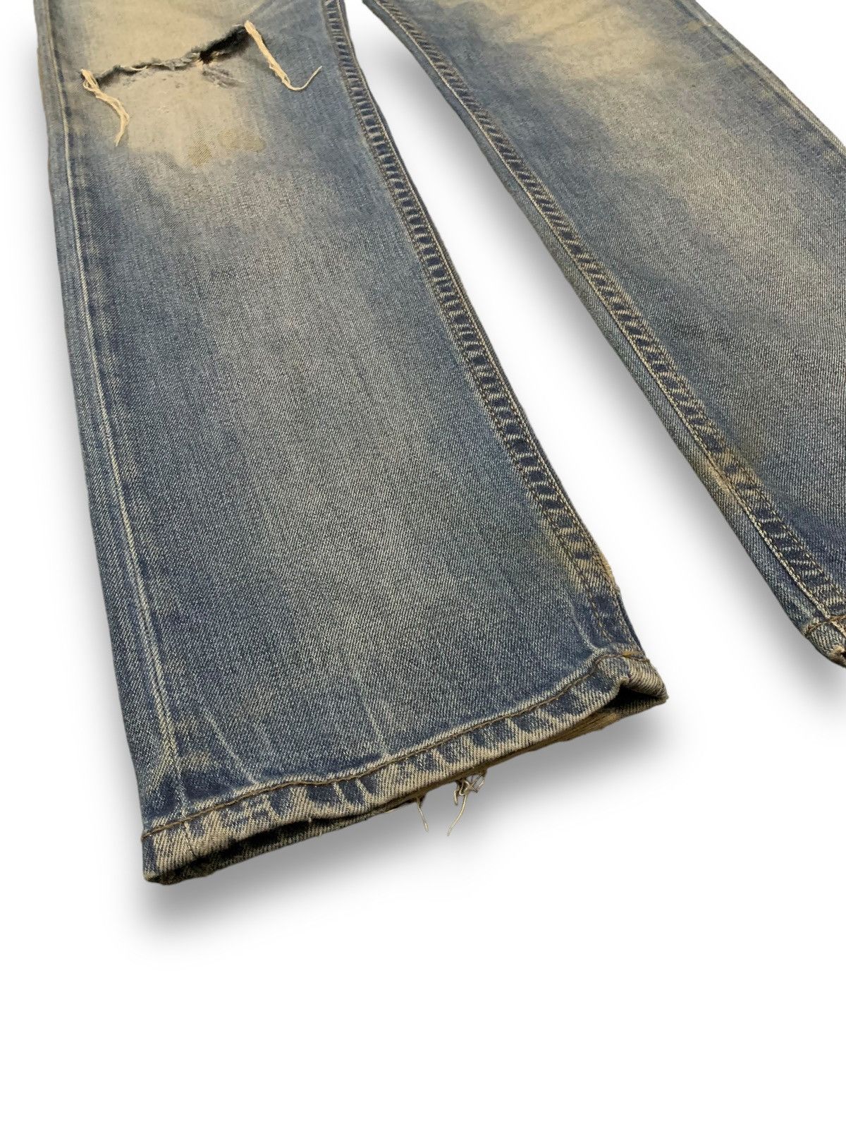 Diesel Diesel Industry Akee Mud Wash Distressed Grunge Jeans Size US 32 / EU 48 - 9 Thumbnail