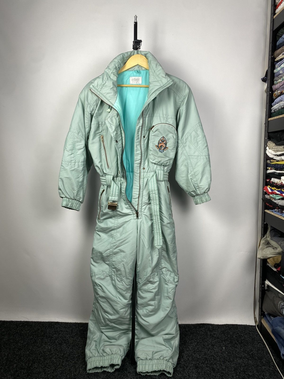 Vintage VINTAGE 90s ETIREL SKI suit snow Multicolour Size US S / EU 44-46 / 1 - 8 Thumbnail