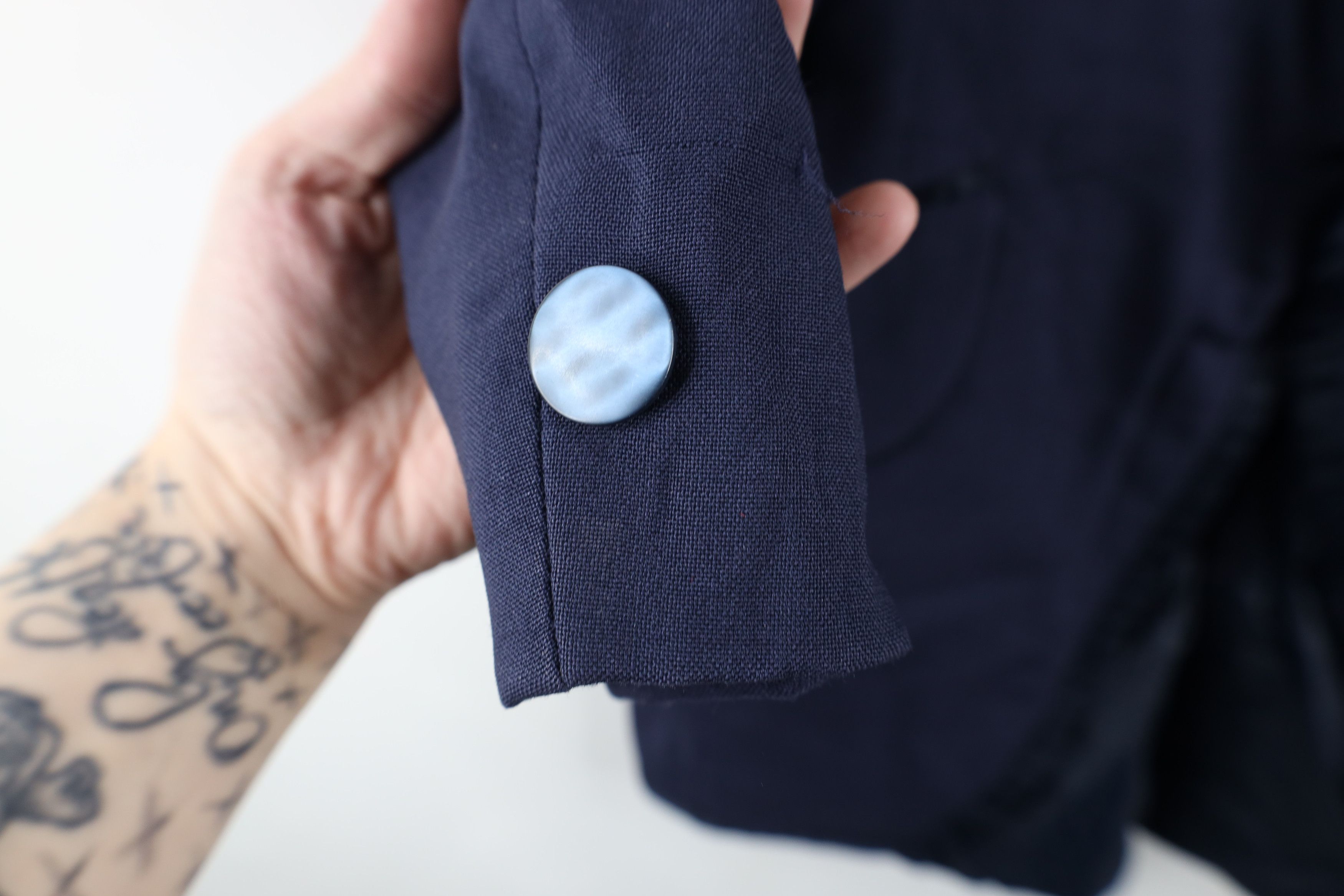 Vintage Vintage 60s Smoking Button Tuxedo Suit Coat Jacket Blue USA Size US M / EU 48-50 / 2 - 7 Thumbnail
