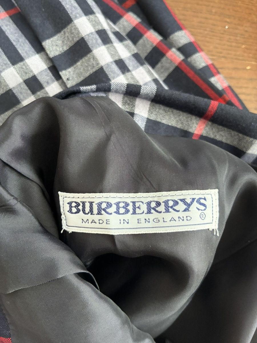Burberry Burberrys Vintage Nova Pleated Skirt Size 25" / US 0 / IT 36 - 2 Thumbnail