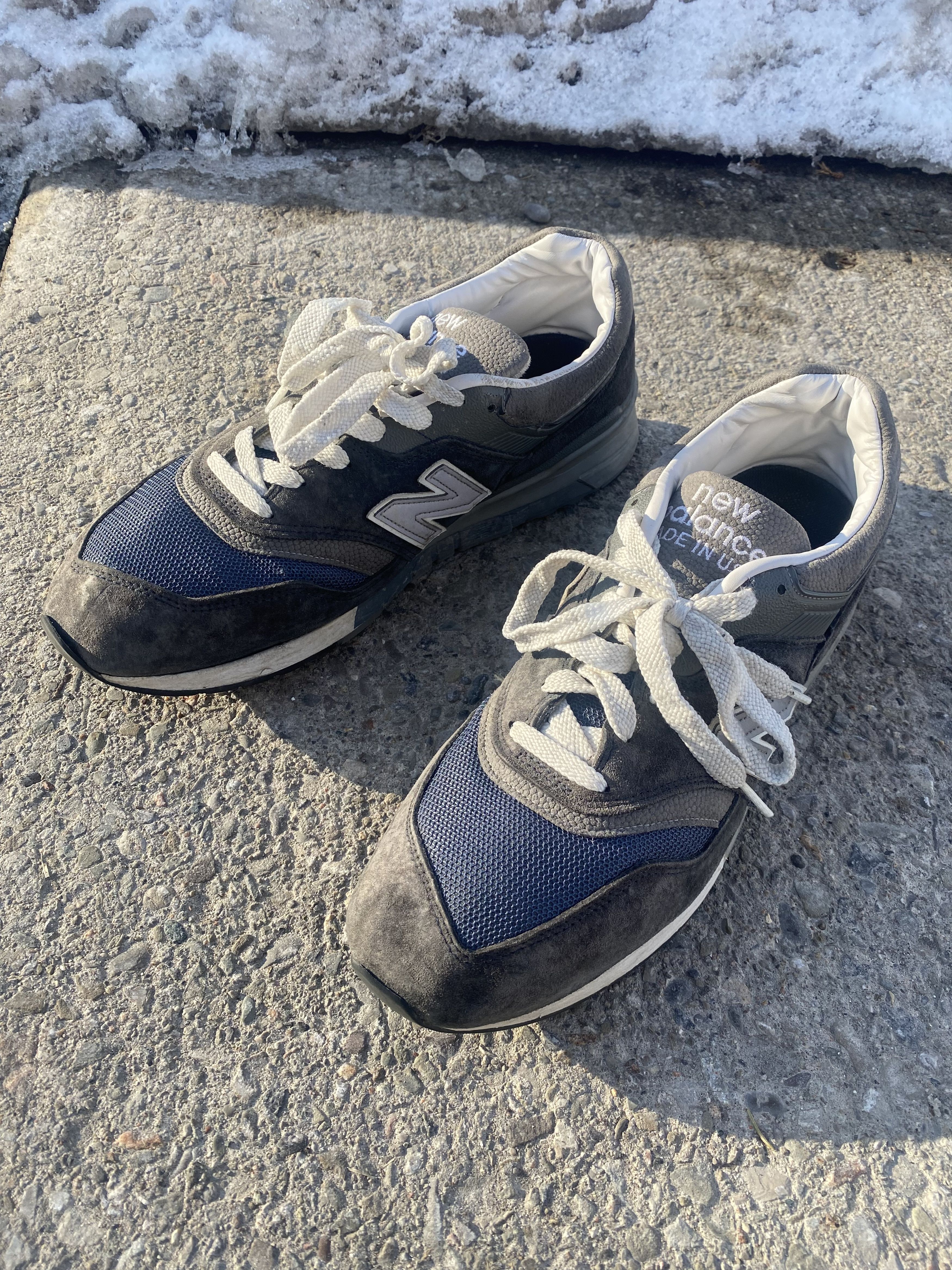 New Balance New Balance 997 'Encap' RARE Navy/ Grey Men's 12 US Size US 12 / EU 45 - 1 Thumbnail