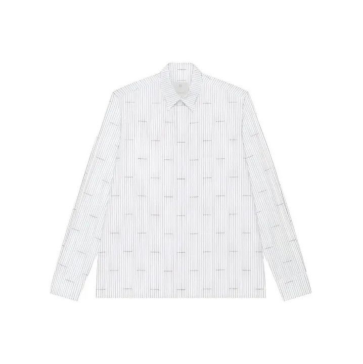 Givenchy Givenchy SS23 All-Over Letter Print Long-Sleeve Shirt Size US XXS / EU 40 - 1 Thumbnail