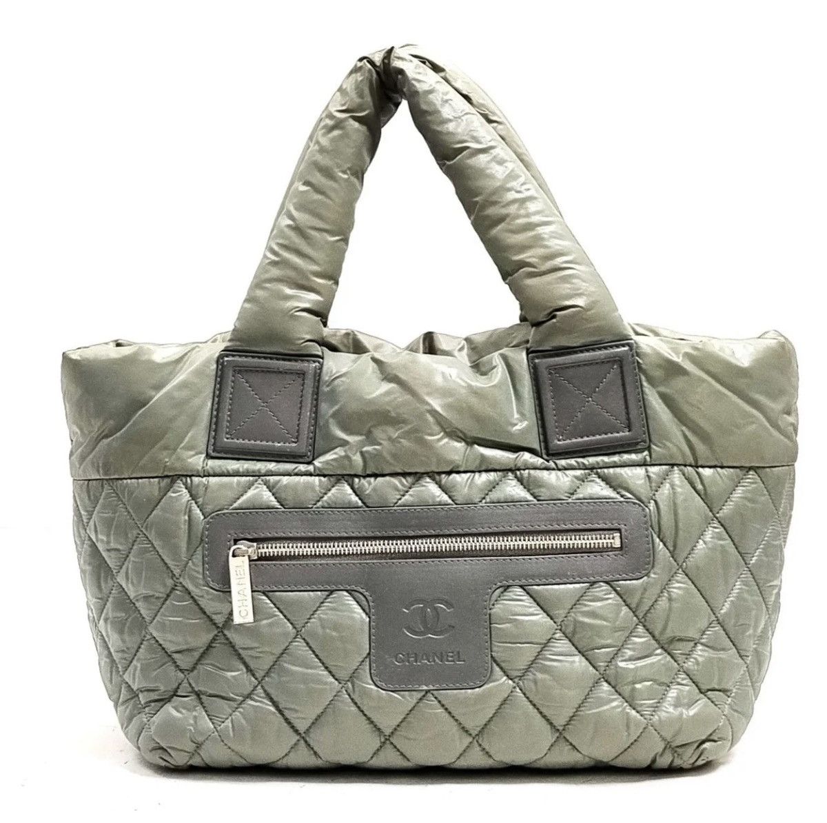 Chanel Cocoon Nylon Green Tote Size ONE SIZE - 1 Thumbnail