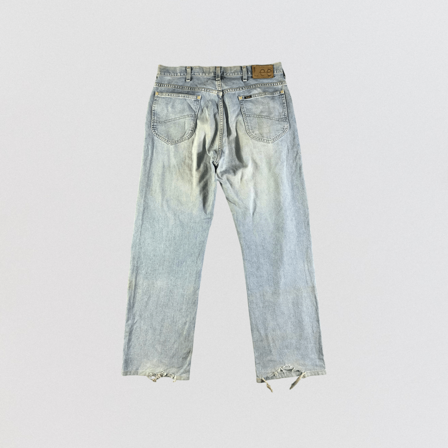 Lee Vintage Light Wash Lee Selvedge Jeans-JM3670 Size US 35 - 2 Thumbnail