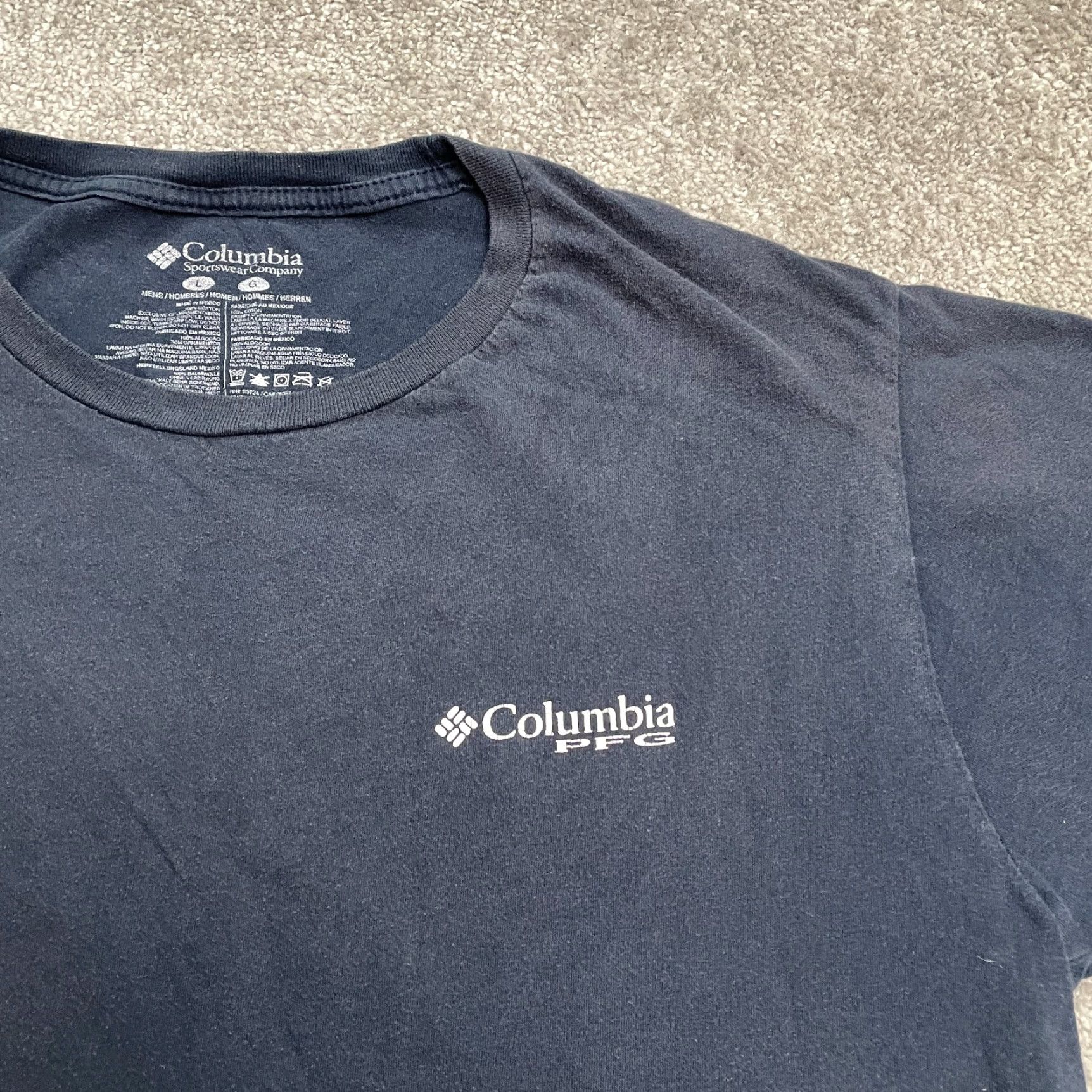 Vintage Columbia PFG T-Shirt Mens Large Blue Crew Neck Short Sleeve Casual Tee Size US L / EU 52-54 / 3 - 3 Thumbnail