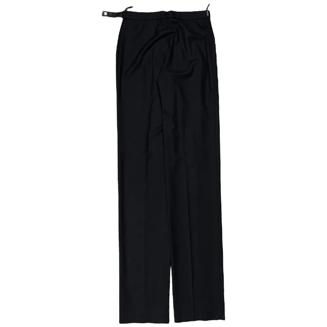 Gucci Gucci by Tom Ford Leather Waist Cashmere Trousers - 90s Size US 30 / EU 46 - 3 Thumbnail
