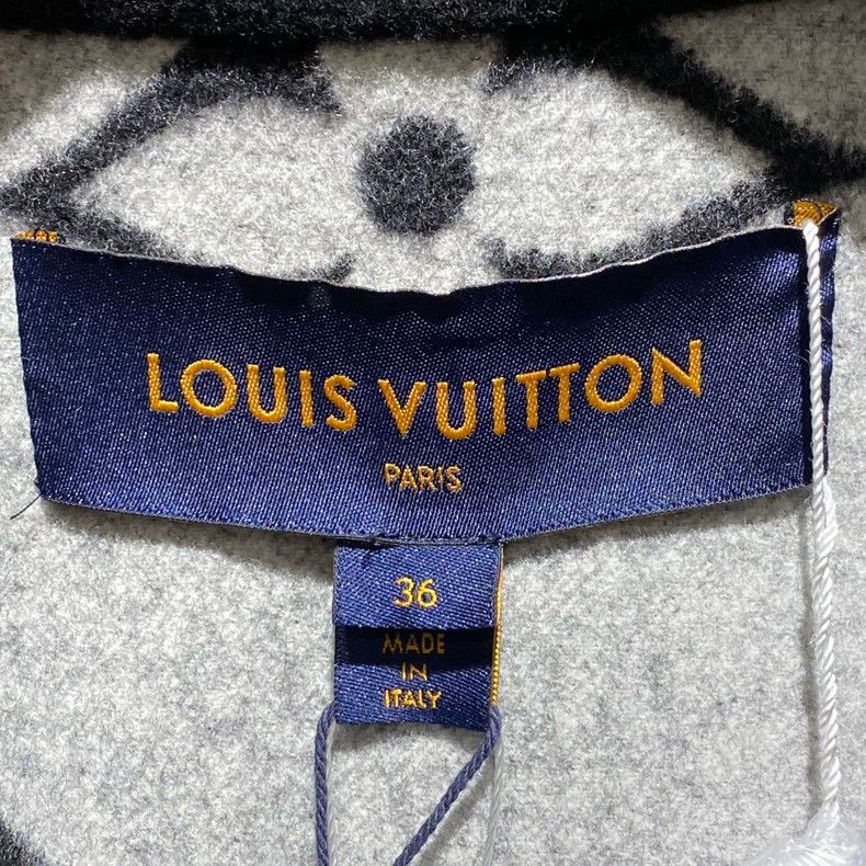 Louis Vuitton Louis Vuitton Black and grey presbyopic leather belt coat Size XS / US 0-2 / IT 36-38 - 4 Thumbnail
