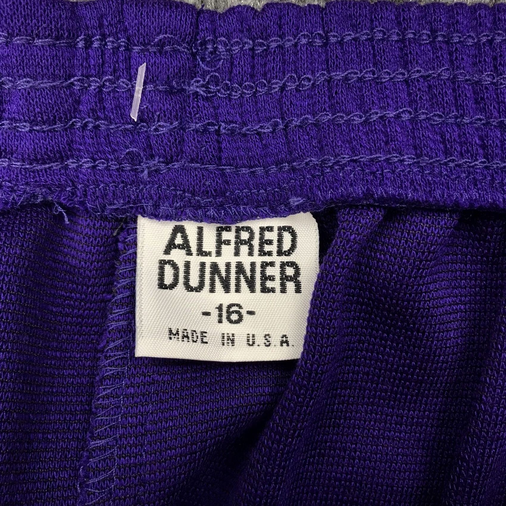 Vintage VINTAGE Alfred Dunner Sweatpants Women 16 Medium Pockets 29x27.5 90s Stylish Purple Indoor / Everyday Waist 29 in Size 32" / US 10 / IT 46 - 2 Thumbnail