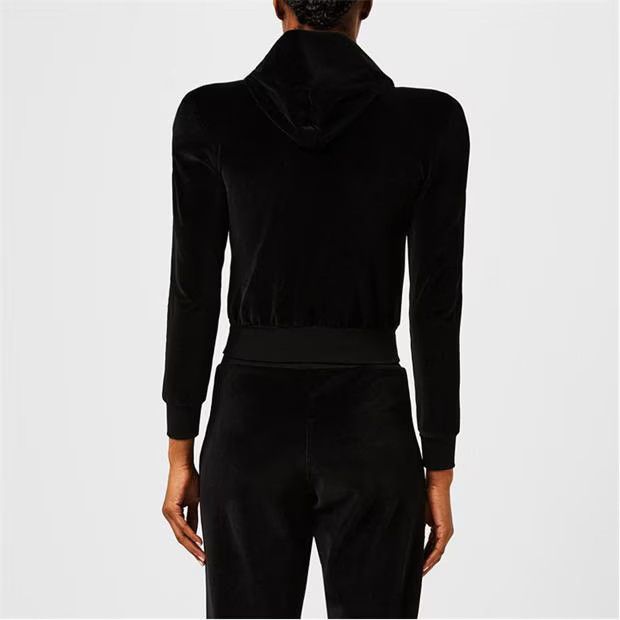 Balenciaga o1g2r1mq0924 Round Shoulder Zip Up Hoodies in Black Size L / US 10 / IT 46 - 5 Thumbnail
