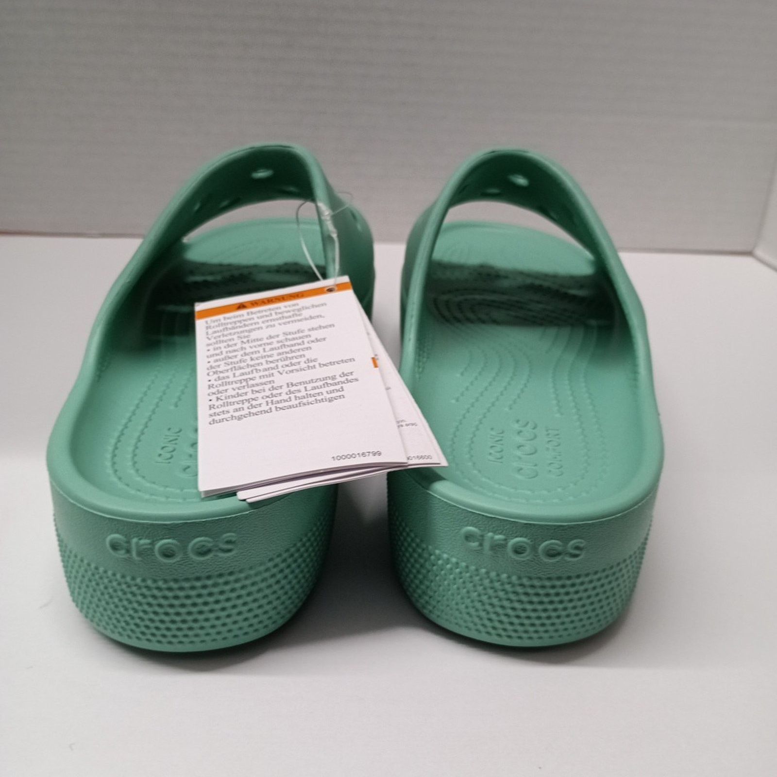 Crocs Crocs Sandals Women's Size 6 Platform Slides Jade Stone Size US 6 / IT 36 - 10 Thumbnail