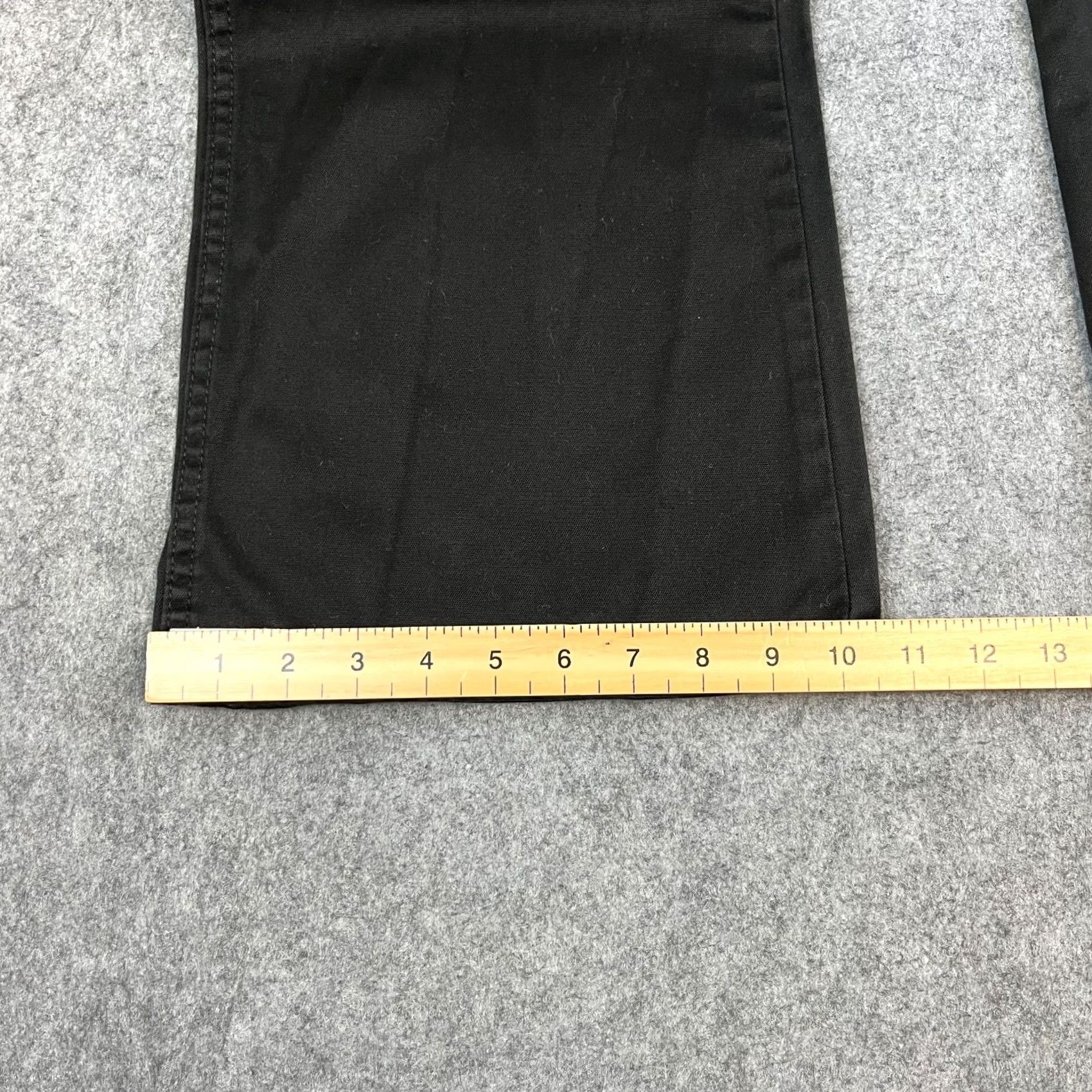 Wrangler Wrangler Jeans Women Flare Bootcut Bellbottom 24 32 Dark Black Vintage Denim 5-Pocket Regular Size 4 Womens 32 In Inside Leg UK 4 Dark Black Vintage Size 27" / US 4 / IT 40 - 3 Thumbnail