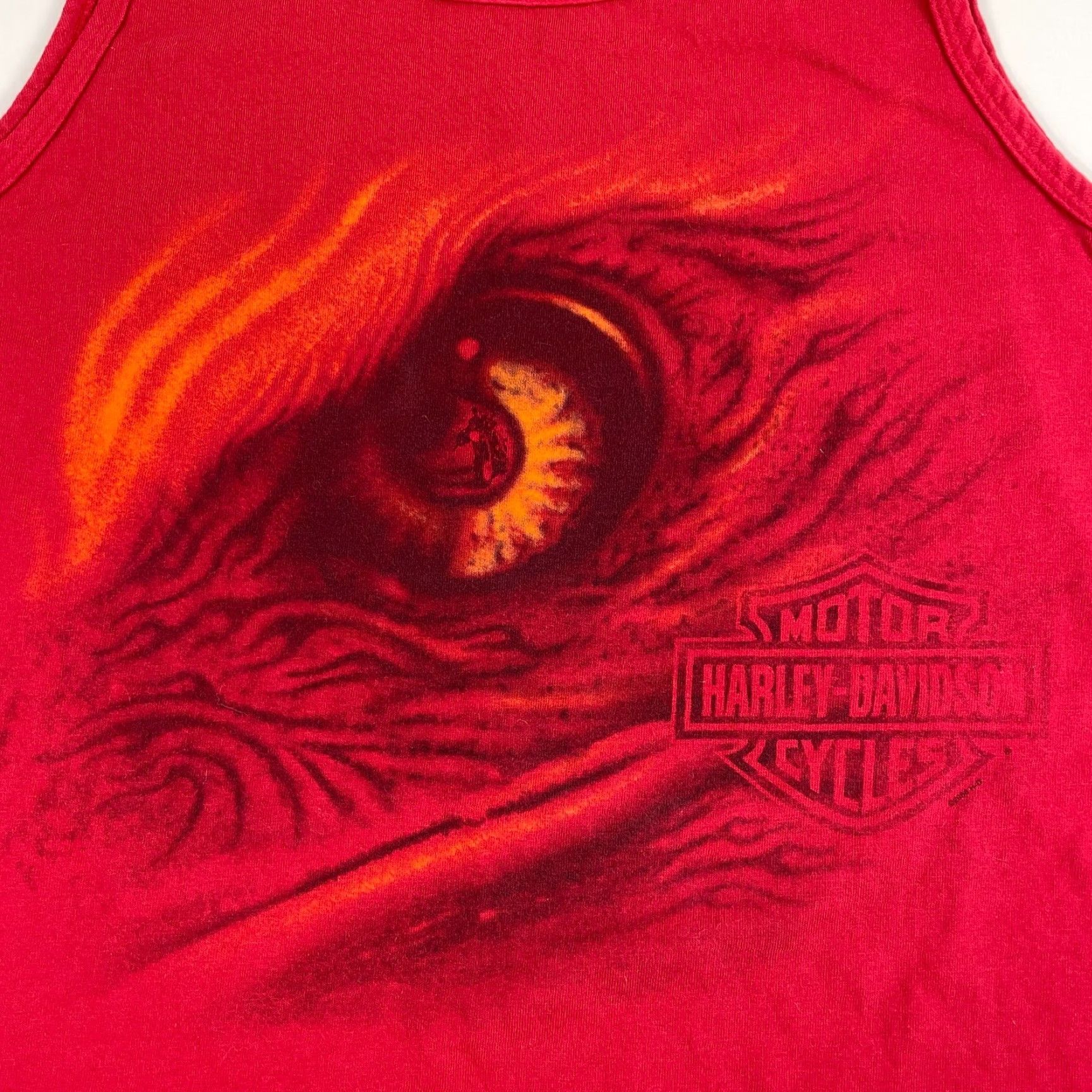 Harley Davidson Harley-Davidson Shirt Mens Large Red Eagle Sleeveless Tank Biker USA Vintage Size US L / EU 52-54 / 3 - 6 Thumbnail