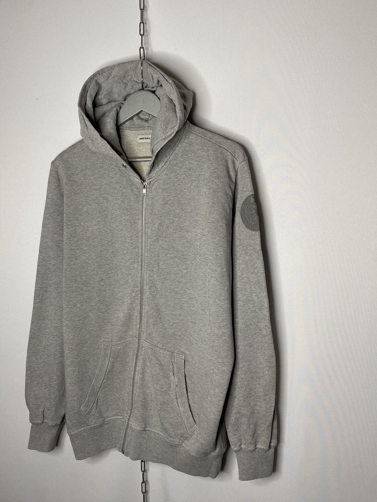 Diesel × Vintage 🔥Vintage Diesel Luxury Full Zip Hoodie Jacket Pullover🔥 Size US L / EU 52-54 / 3 - 2 Thumbnail