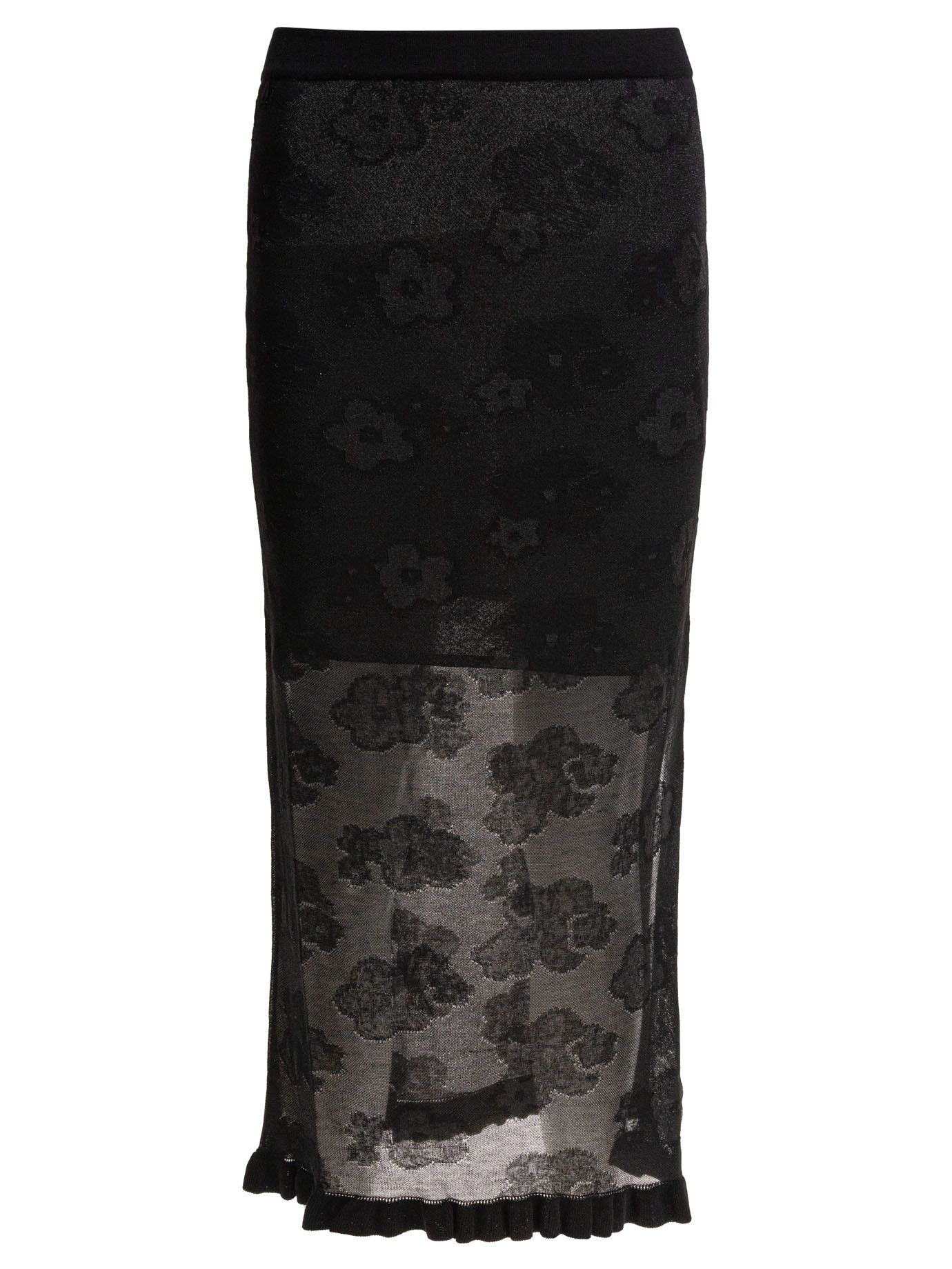 Cecilie Bahnsen Black Silk Blend Allegra Skirt | Grailed