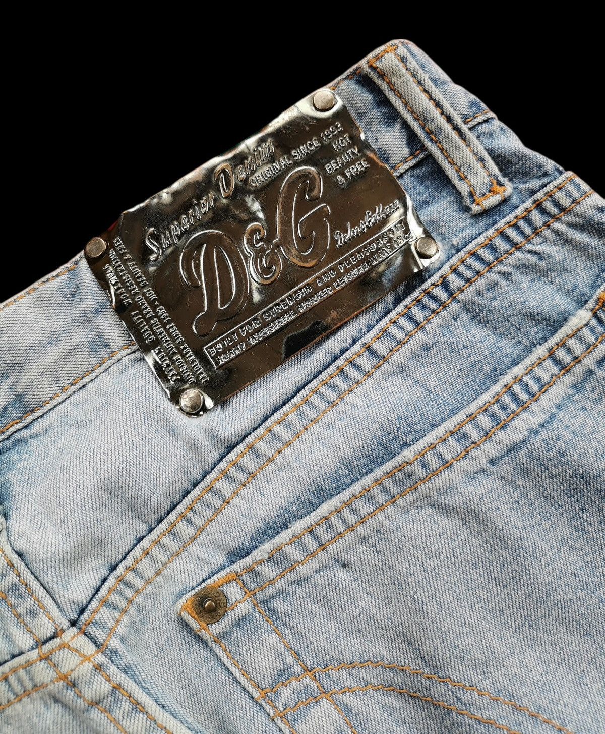 Dolce & Gabbana Vintage Dolce Gabbana Distressed Jeans Size US 30 / EU 46 - 3 Thumbnail
