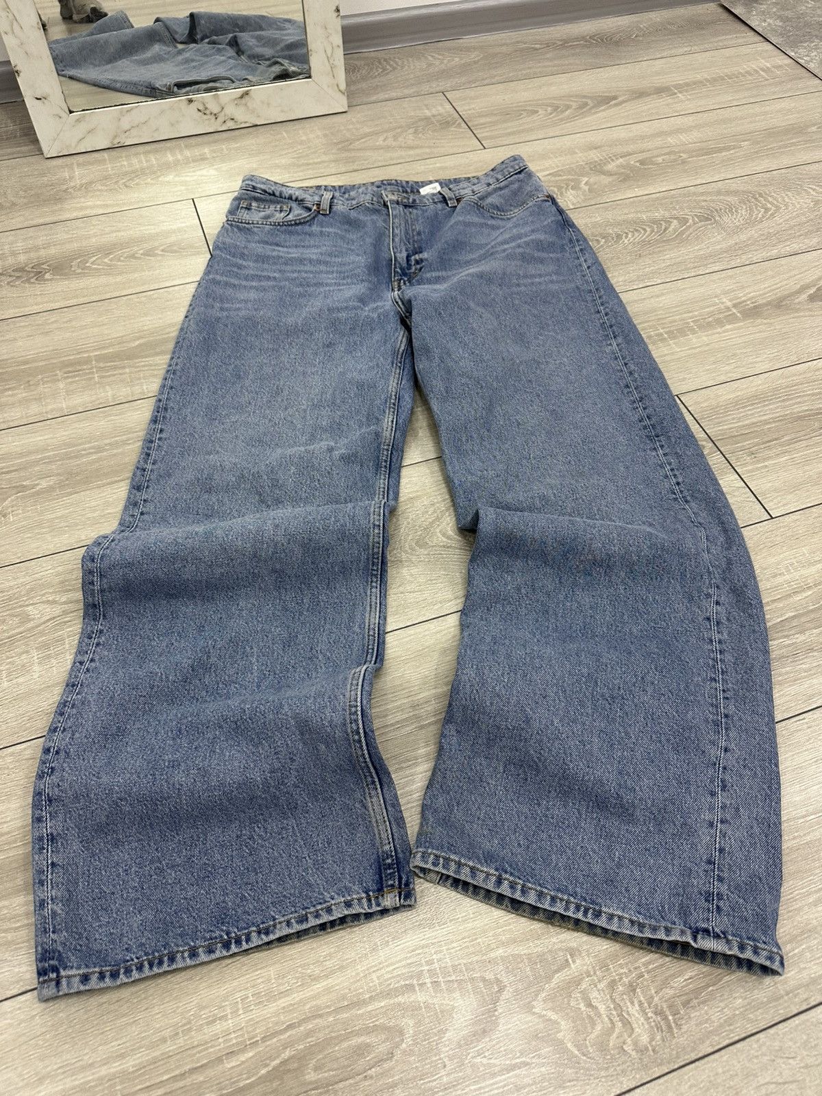 Japanese Brand Baggy Wide Denim Jnco Style Jeans Y2K Size US 32 / EU 48 - 1 Thumbnail
