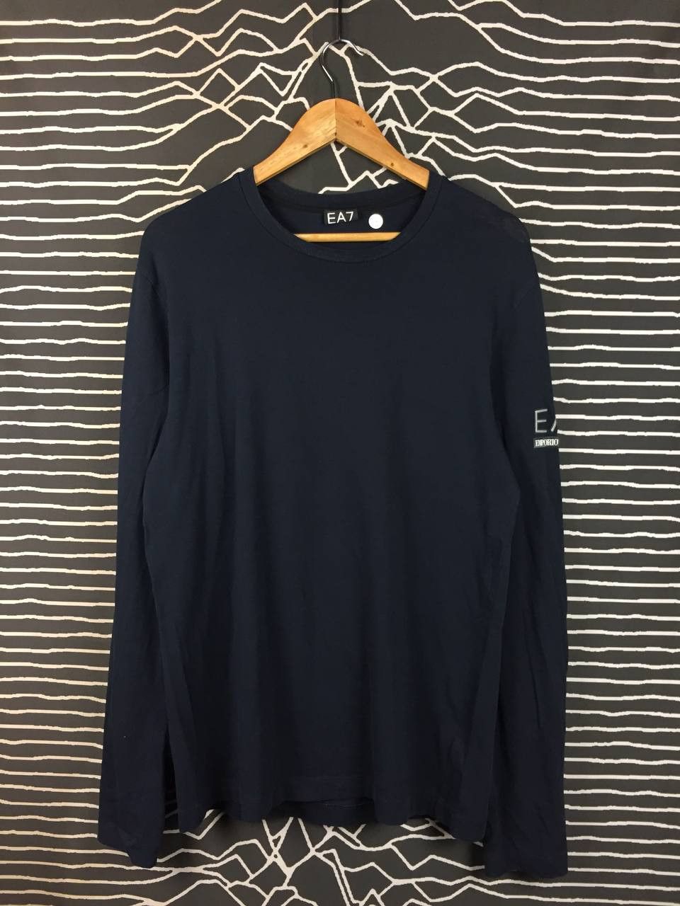 Emporio Armani Emporio Armani EA7 Stretch Cotton Long Sleeve Tee Size US L / EU 52-54 / 3 - 1 Thumbnail