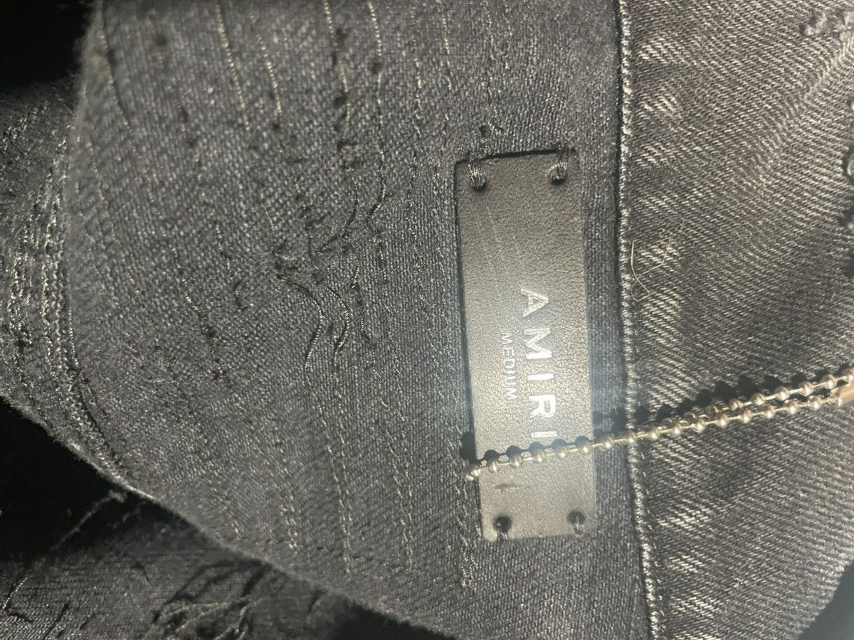 Amiri 2022 Bandana Patch Work Denim Button Up Trucker Jacket Size US M / EU 48-50 / 2 - 5 Thumbnail
