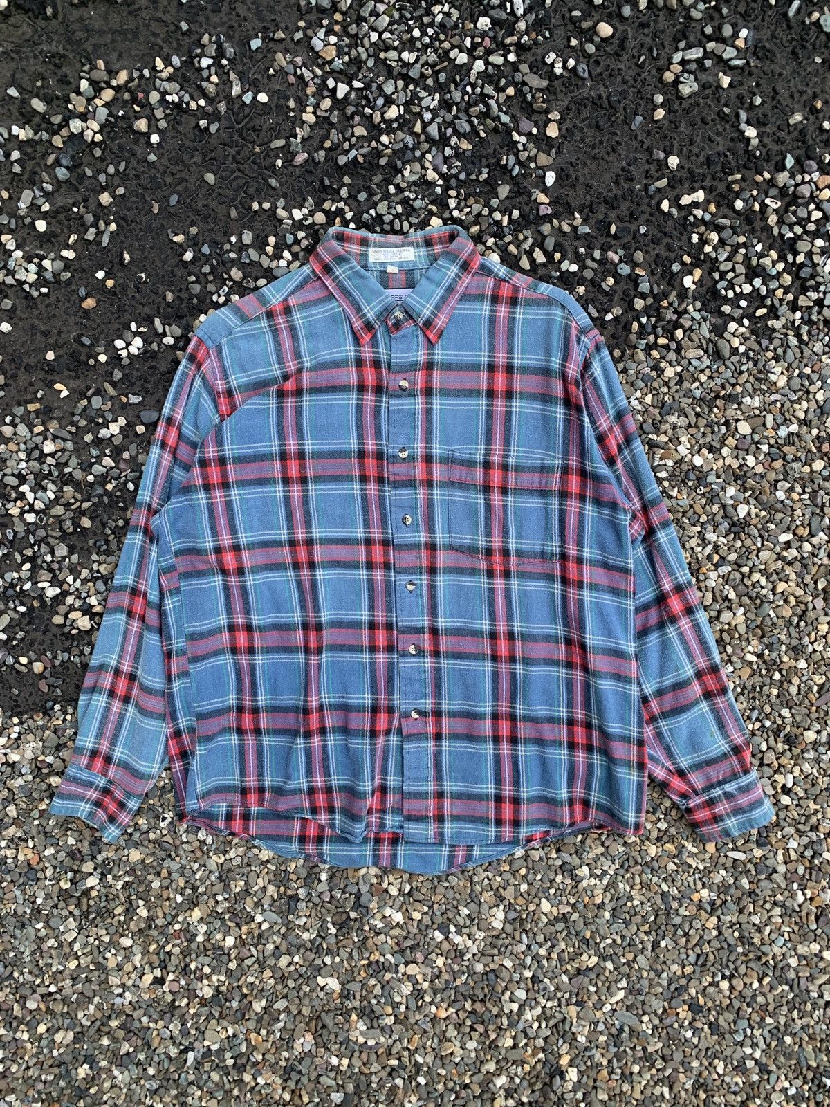 Members Only Vintage 1990’s Members Only Plaid Flannel Buttondown Shirt Size US L / EU 52-54 / 3 - 1 Thumbnail