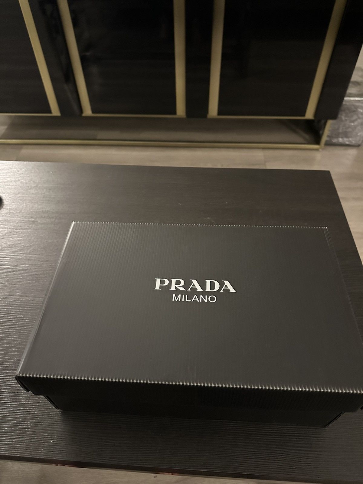 Prada Prada Downtown Leather Sneakers Rare Metallic Blue! Size 9 Size US 9 / EU 42 - 6 Thumbnail