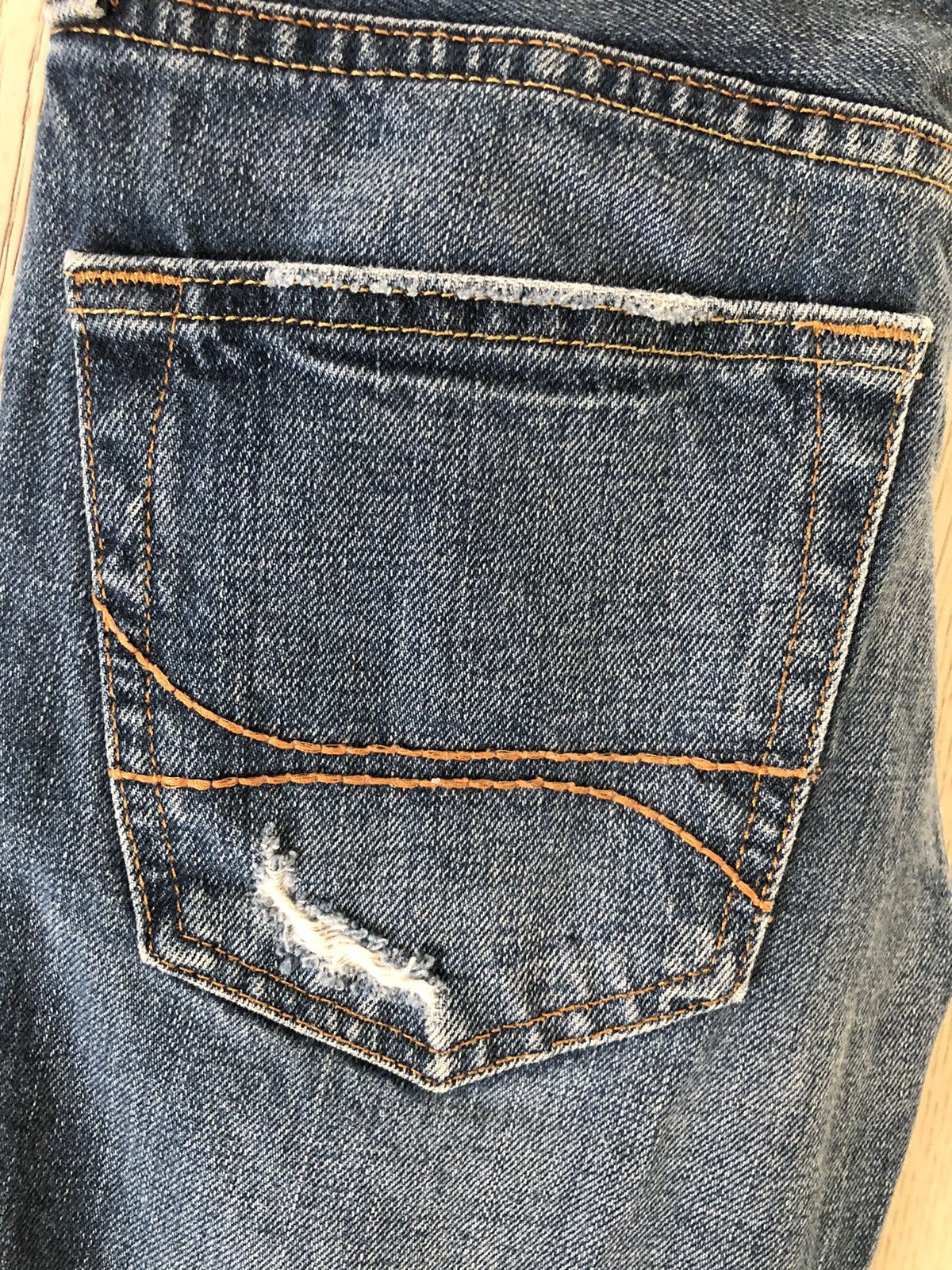Hollister blue distressed hollister slim straight jeans 28 x 30 men’s Size US 28 / EU 44 - 7 Thumbnail