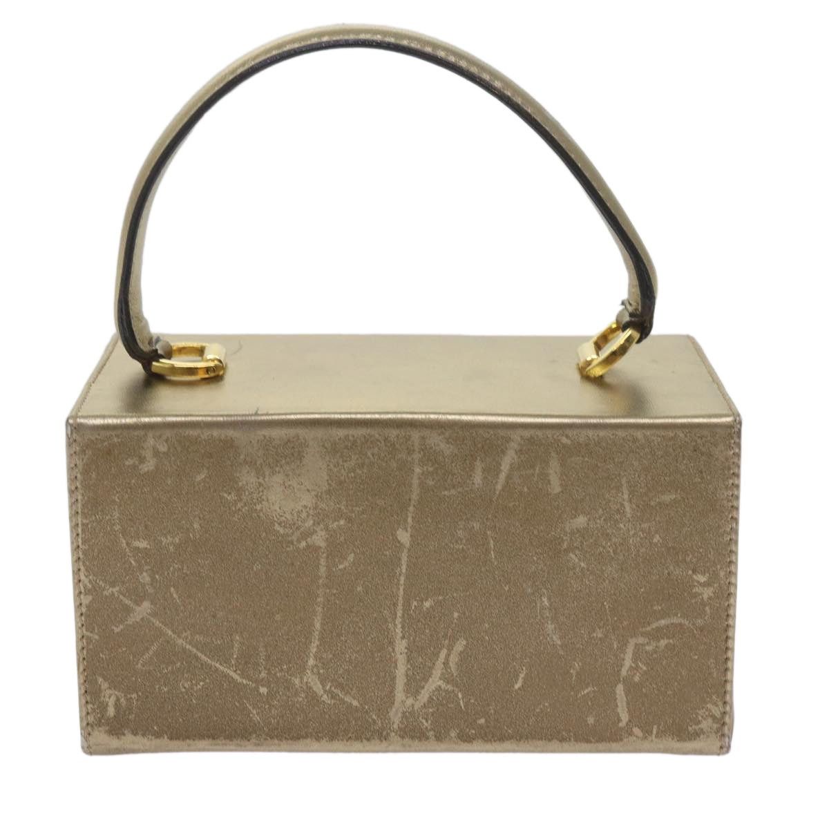 Salvatore Ferragamo Salvatore Ferragamo Gancini Hand Bag Leather Gold Tone Size ONE SIZE - 3 Thumbnail