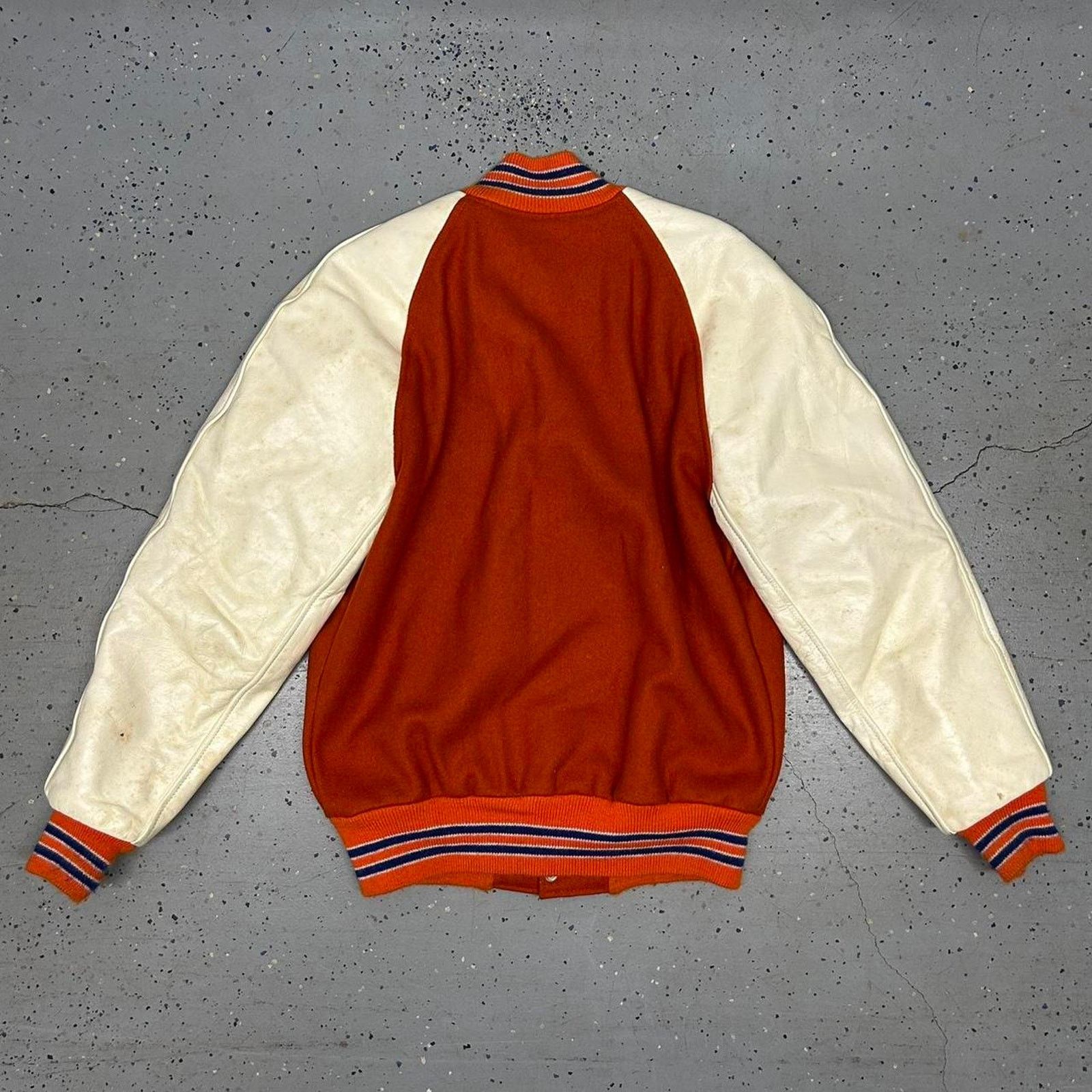 Other VTG 60s Orange and white varsity jacket Size US M / EU 48-50 / 2 - 6 Thumbnail
