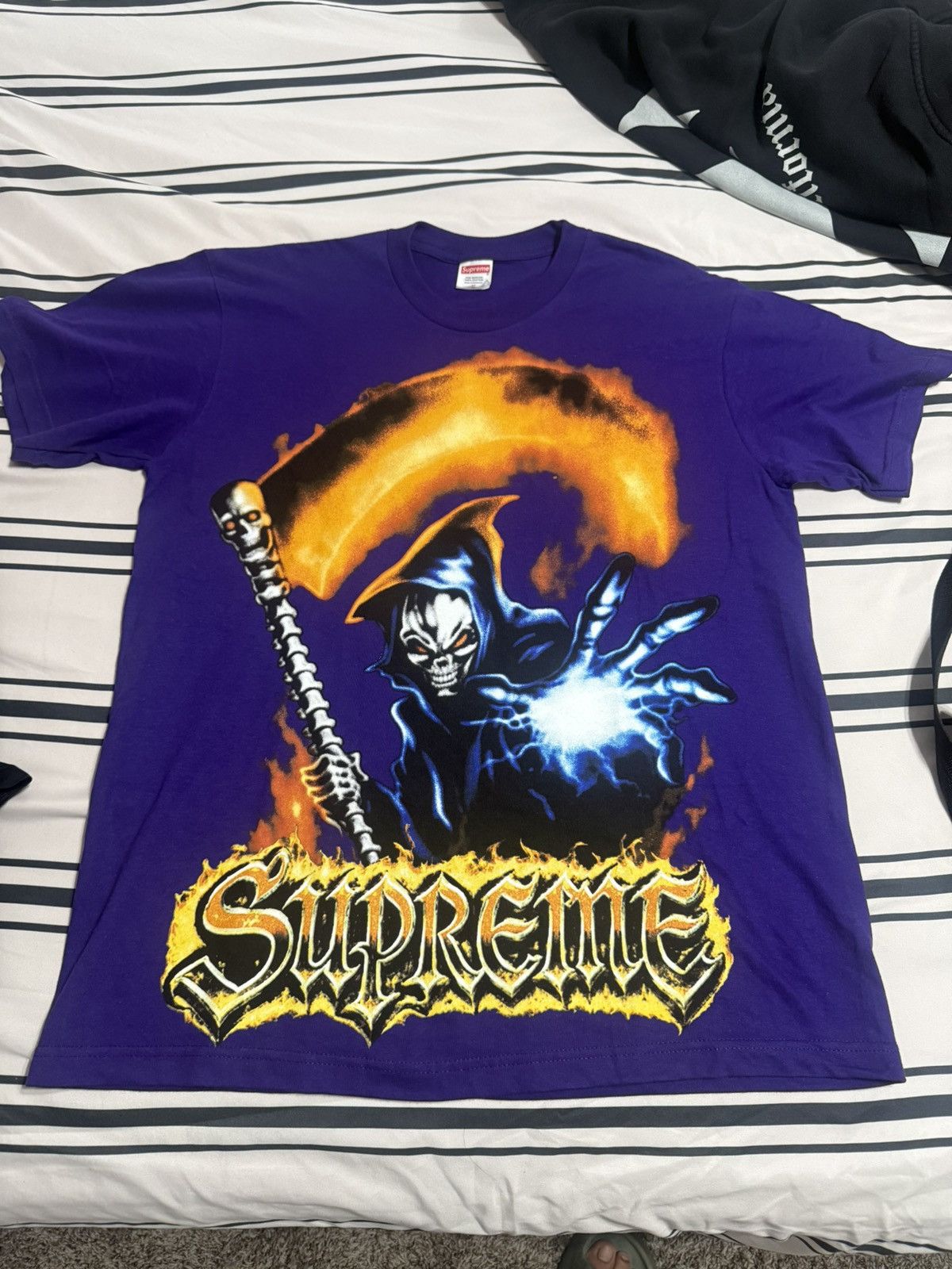 Supreme Supreme Grim Reaper Tee Size US M / EU 48-50 / 2 - 1 Thumbnail