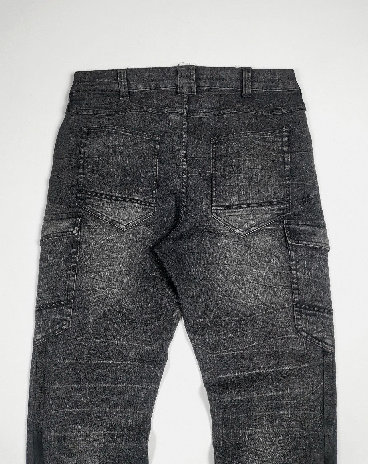 Japanese Brand Whiskers Grancisco Cargo Stretch Jeans Size US 34 / EU 50 - 5 Thumbnail