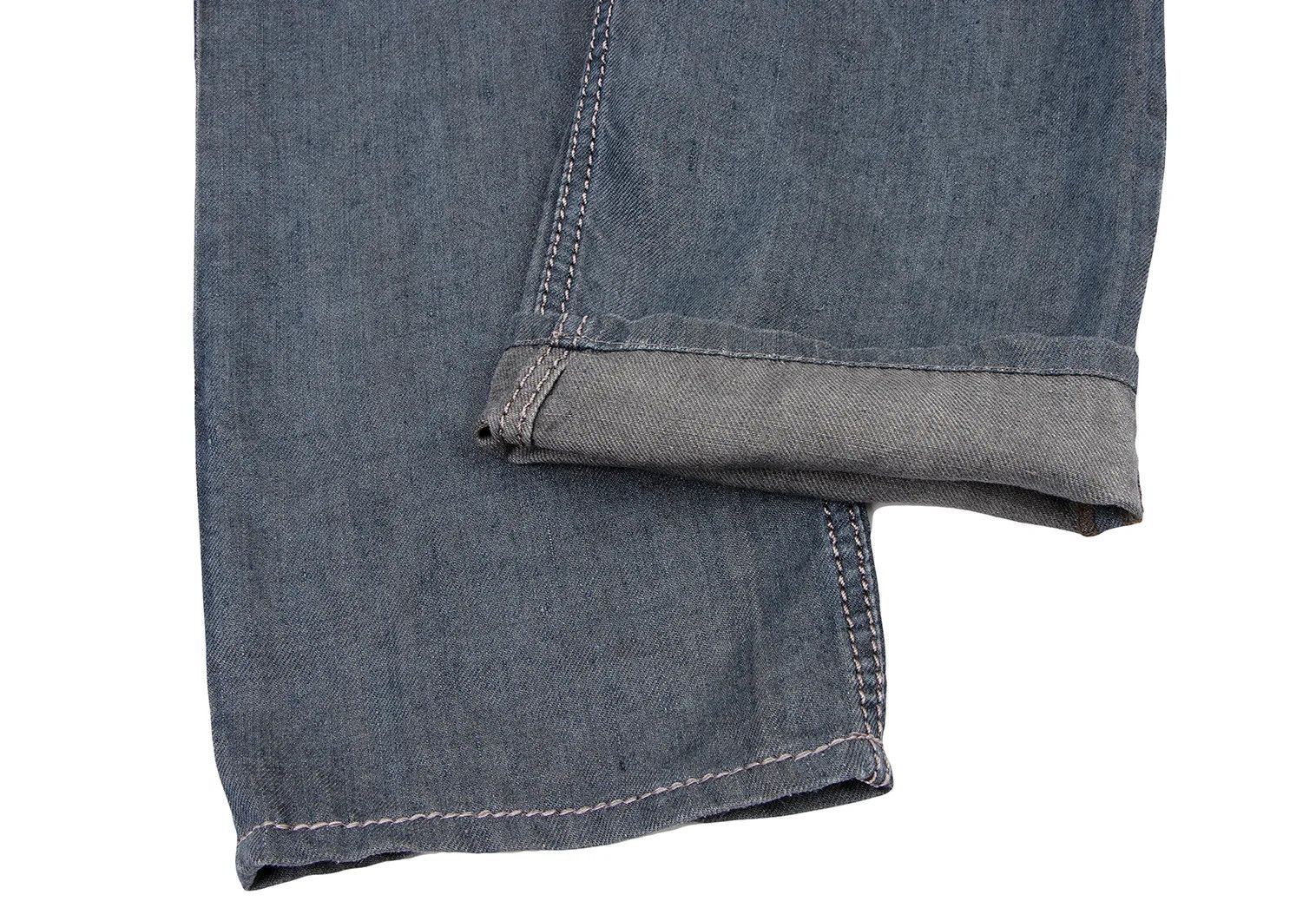 Issey Miyake Dyed Denim-Like Pants in Blue Size 4 Size US 36 / EU 52 - 10 Thumbnail