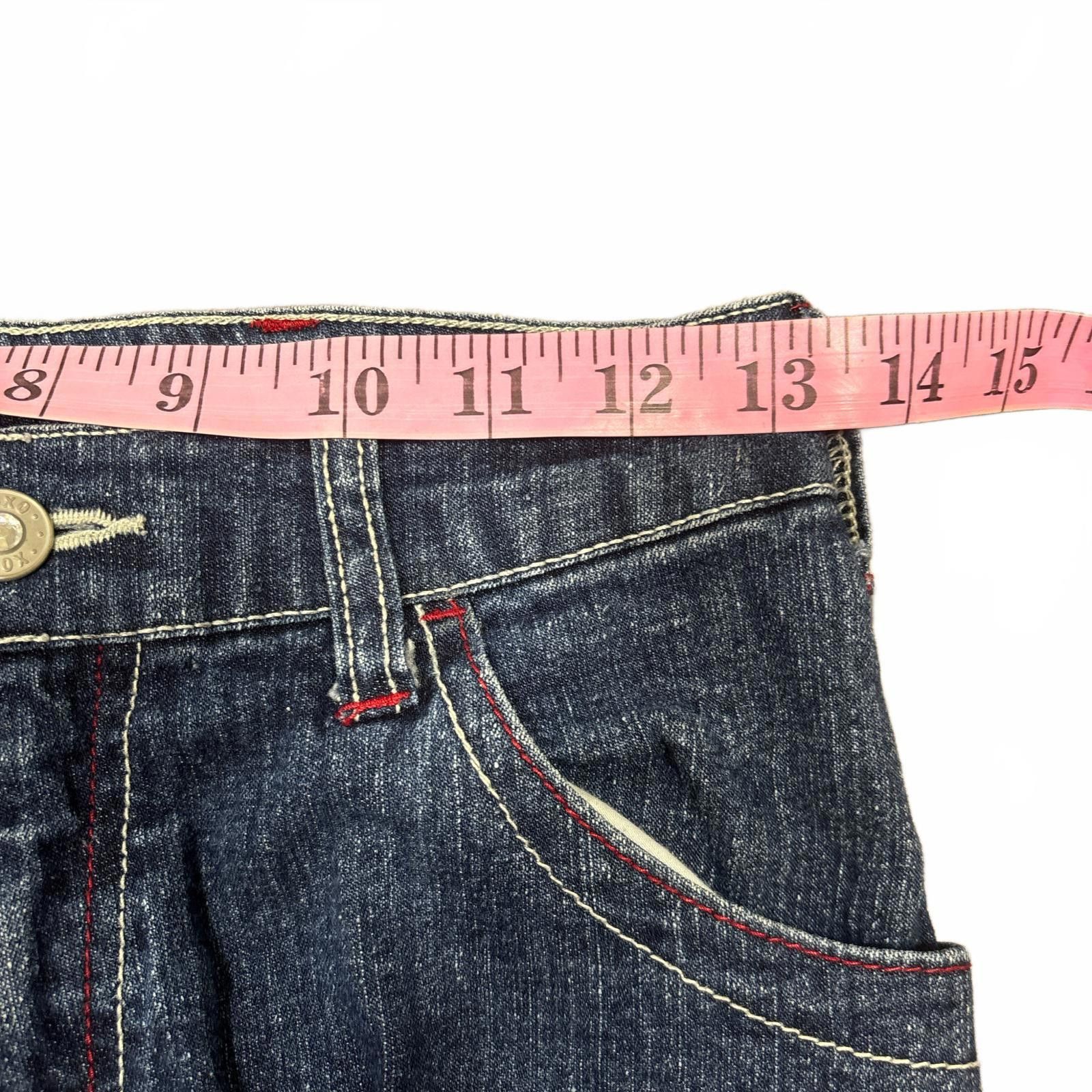 XOXO y2k XOXO embroidered dark wash jeans Size 27" / US 4 / IT 40 - 5 Thumbnail