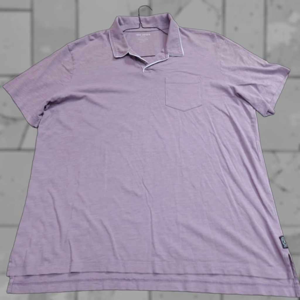 Todd Snyder Todd Snyder Polo Shirt 2XL Men Purple Front Pocket Homespun Jersey Made in USA Shirt Mens Polo 2XL Purple Front Pocket Jersey Cotton Size US XXL / EU 58 / 5 - 1 Thumbnail