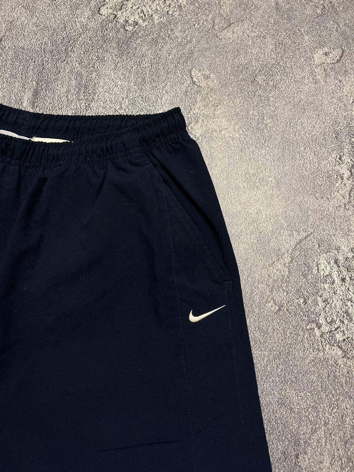 Nike × Vintage Vintage Navy Nike Shorts Size US 33 - 4 Thumbnail