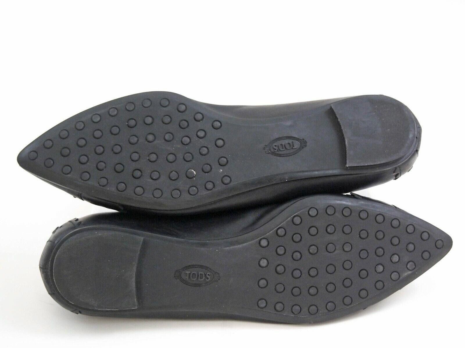 Tod's Tod's Studded Flats Black Leather Womens EU 36.5 US 6.5 $520 Size US 6.5 / IT 36.5 - 8 Thumbnail