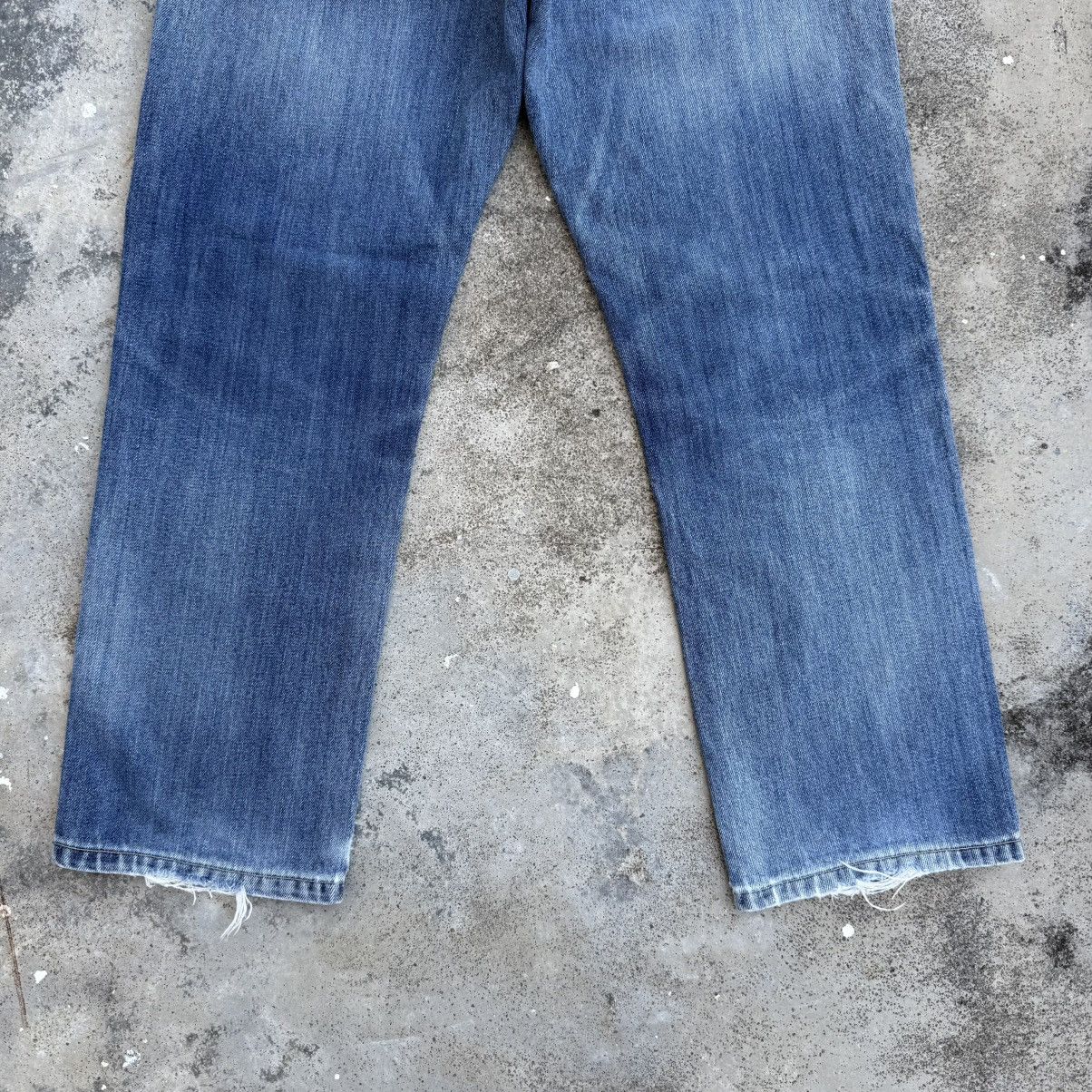 Japanese Brand × Jean × Vintage VINTAGE JAPANESE FADED RIPPED JEAN DENIM PANTS Size US 32 / EU 48 - 9 Thumbnail
