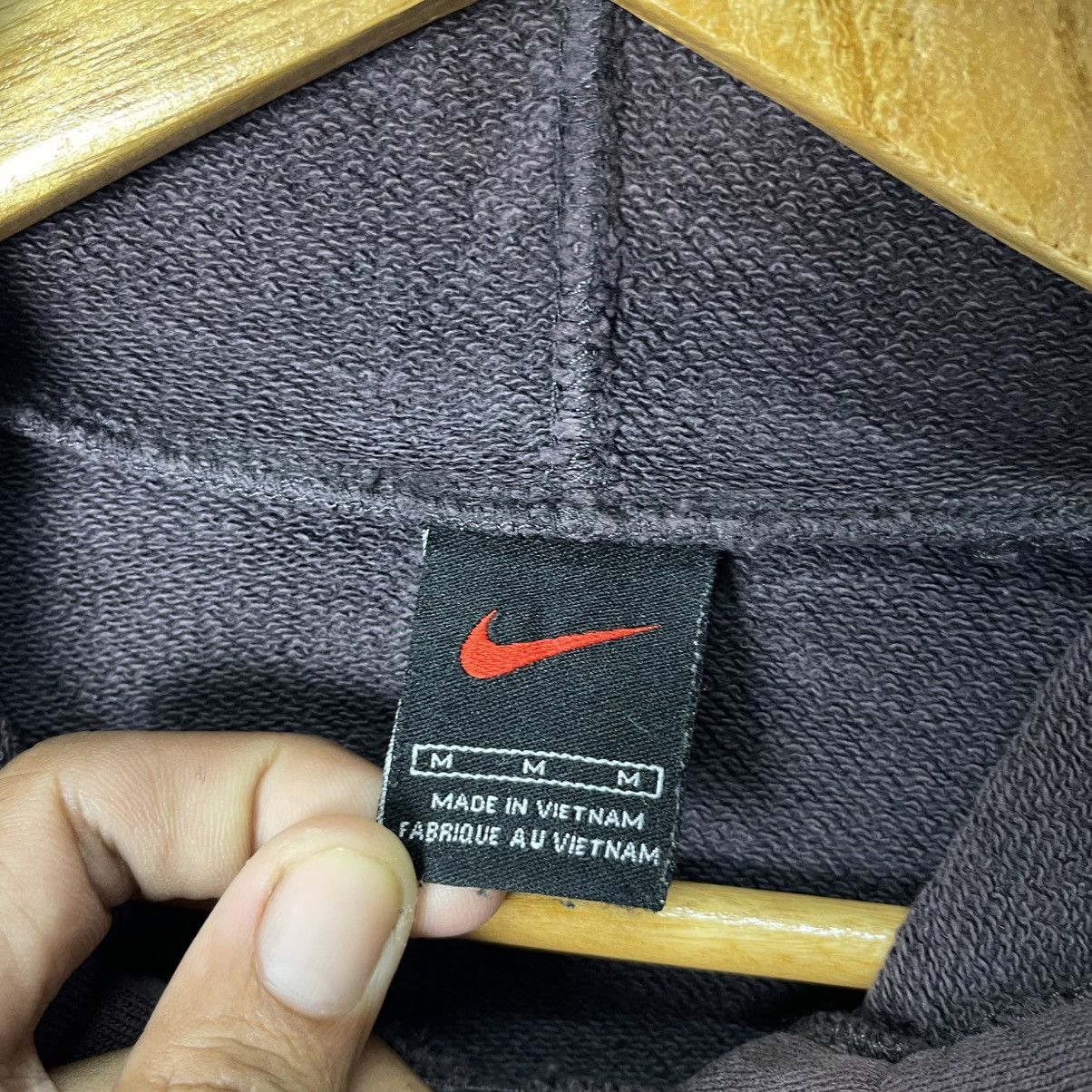 Nike Nike Mini Swoosh Pullover Hoodie – Brown Size US M / EU 48-50 / 2 - 8 Thumbnail