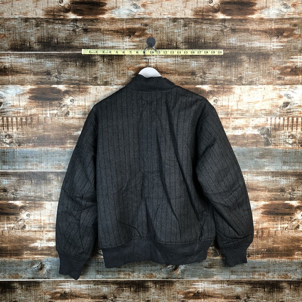GU GU Grey Bombers Jacket #A1298 Size US L / EU 52-54 / 3 - 12 Thumbnail