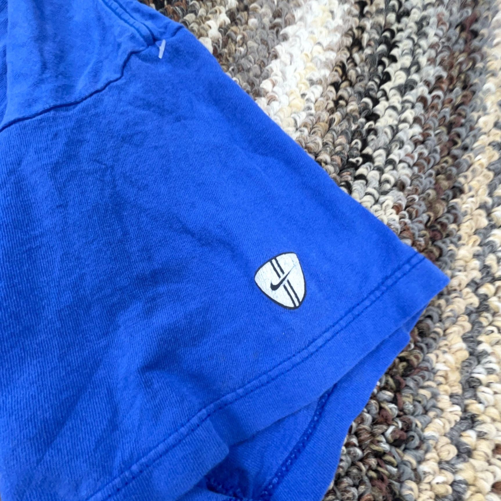 Nike VINTAGE Nike Shirt Men XL Blue 90s Made In USA Soccer Spell Out Hipster Grunge Size US XL / EU 56 / 4 - 4 Thumbnail